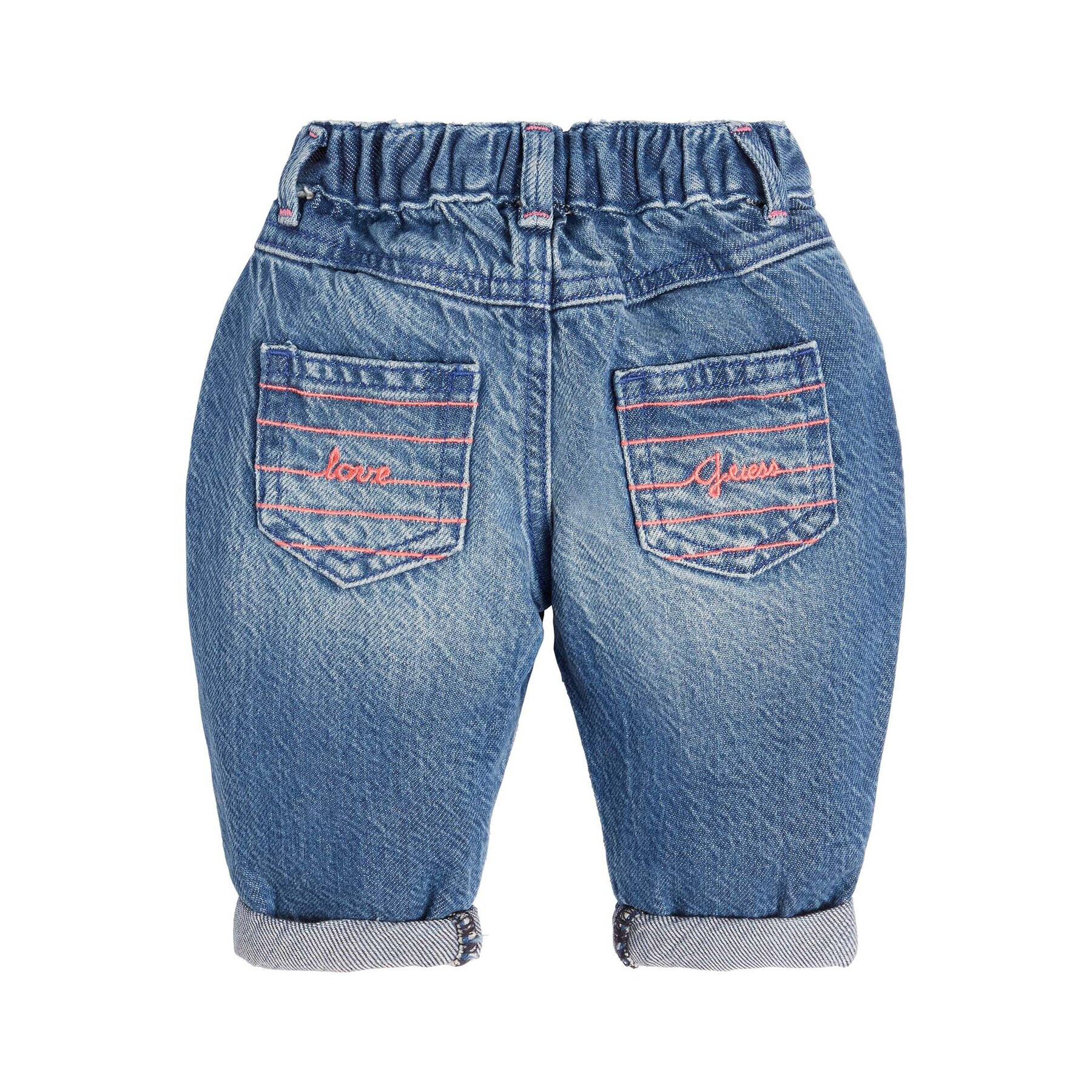 Guess Дънки K3GA01 D4MU2 Син Mom Fit - Pepit.bg