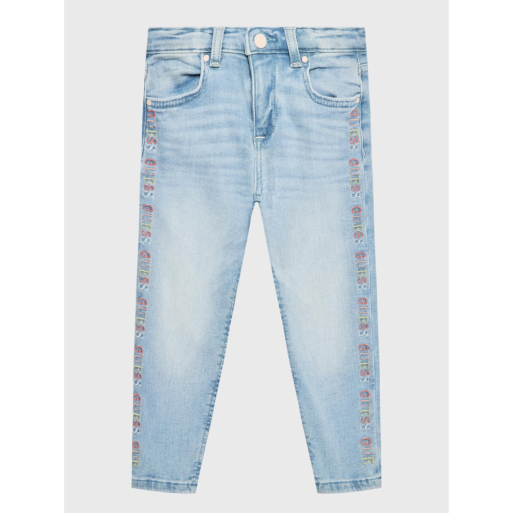 Guess Дънки K3GA05 D4OQ0 Син Straight Fit - Pepit.bg