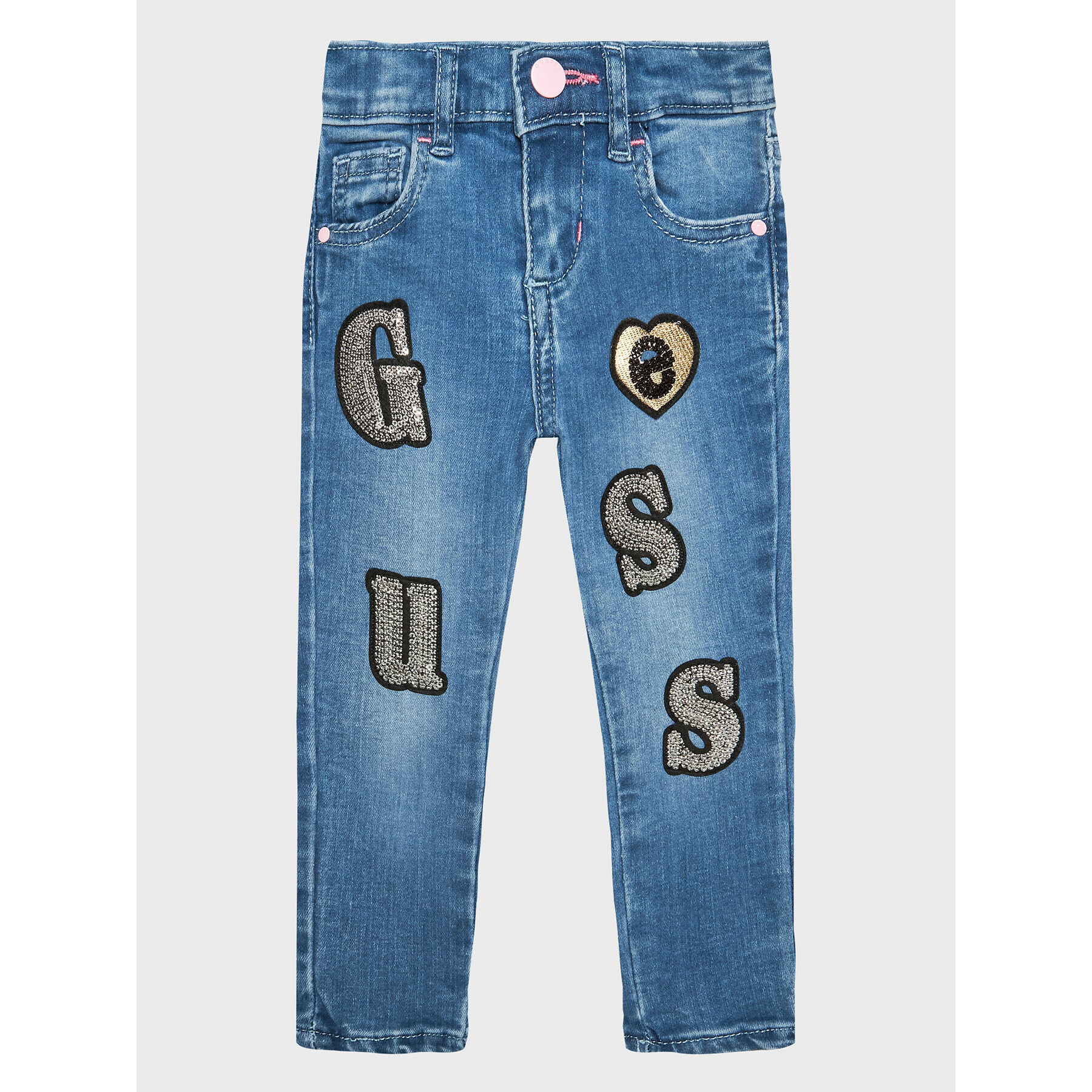 Guess Дънки K3RA05 D4CA0 Син Slim Fit - Pepit.bg