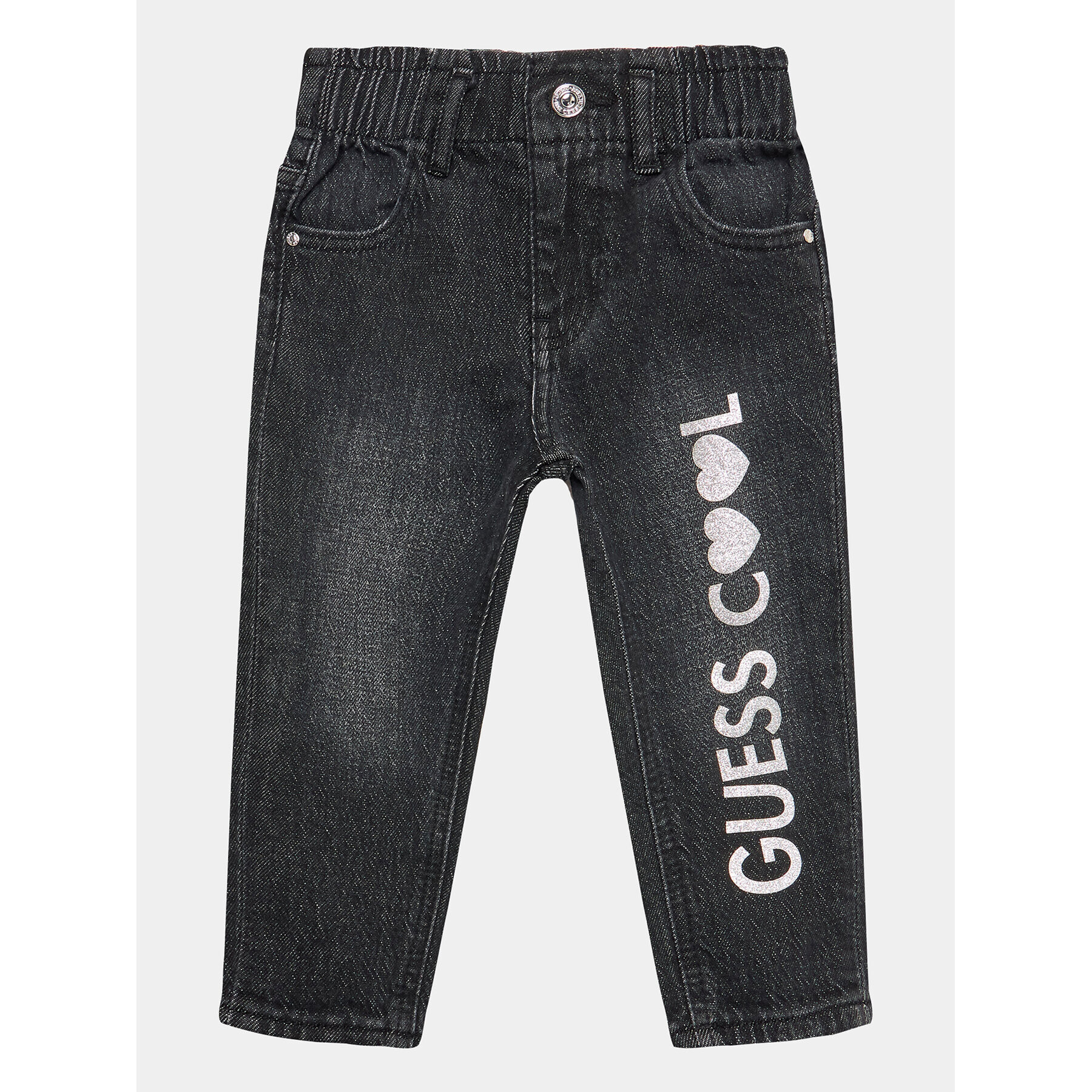 Guess Дънки K3YA05 D52W0 Черен Relaxed Fit - Pepit.bg