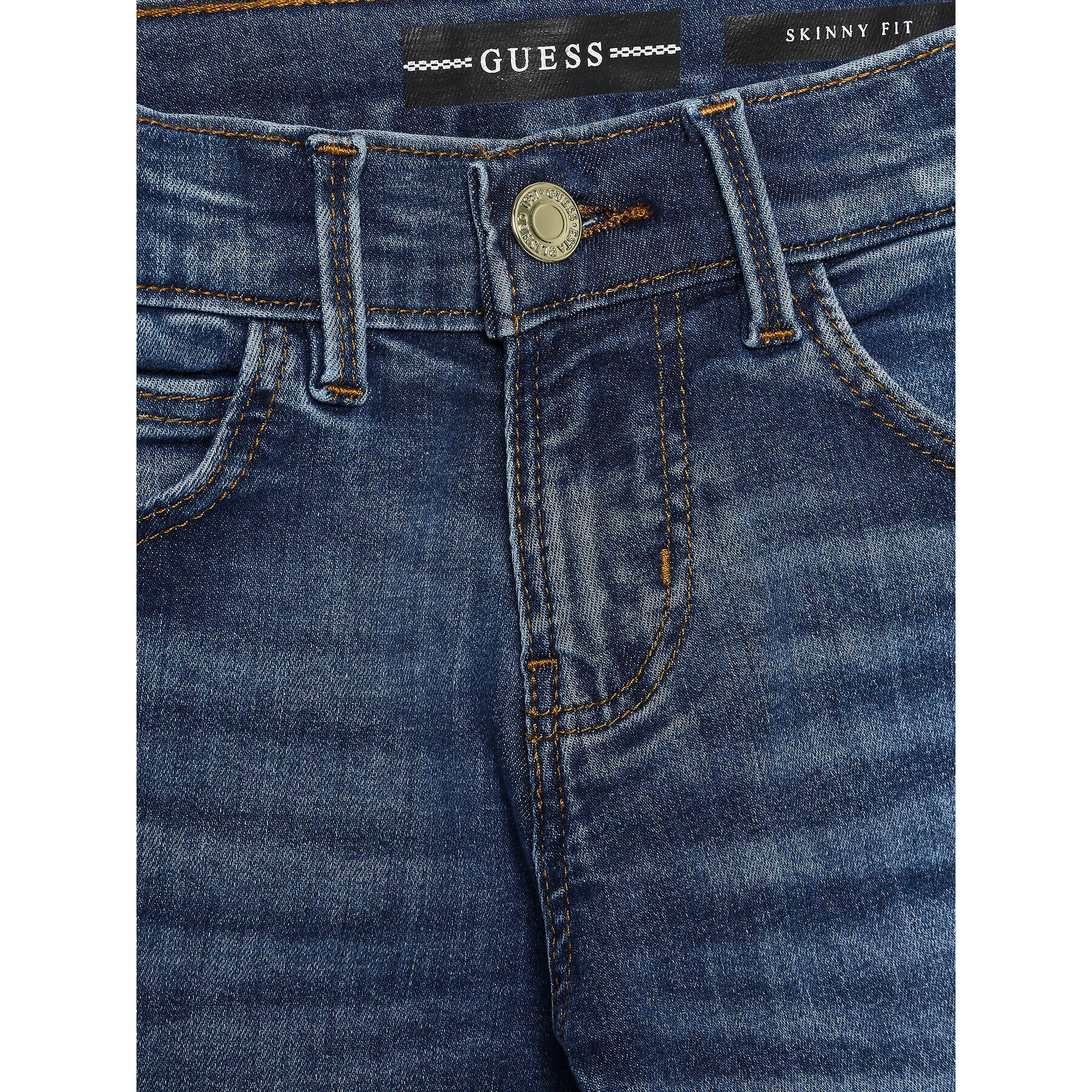 Guess Дънки K3YA08 D4CA0 Син Skinny Fit - Pepit.bg