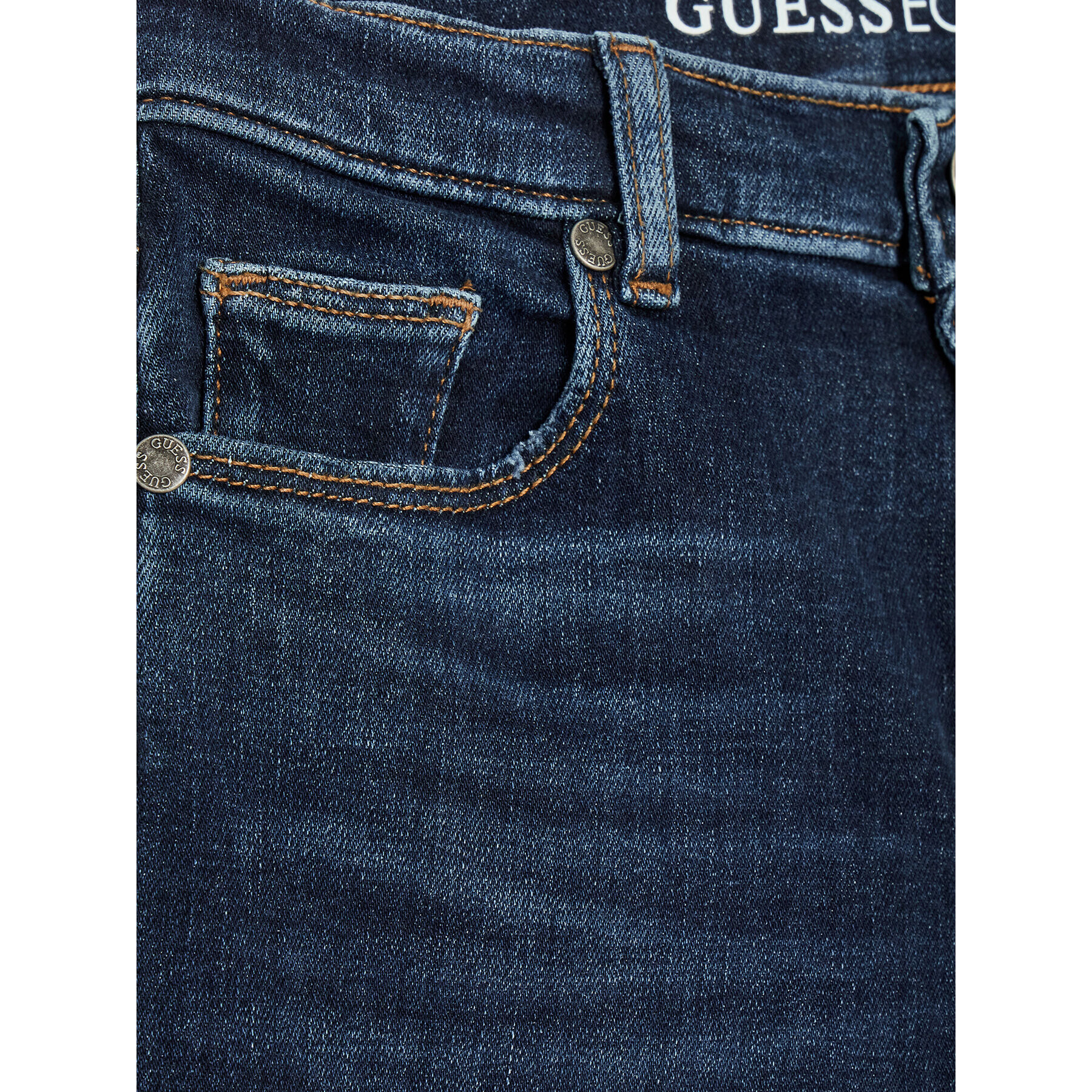 Guess Дънки L2BA06 D4AK0 Тъмносин Slim Fit - Pepit.bg