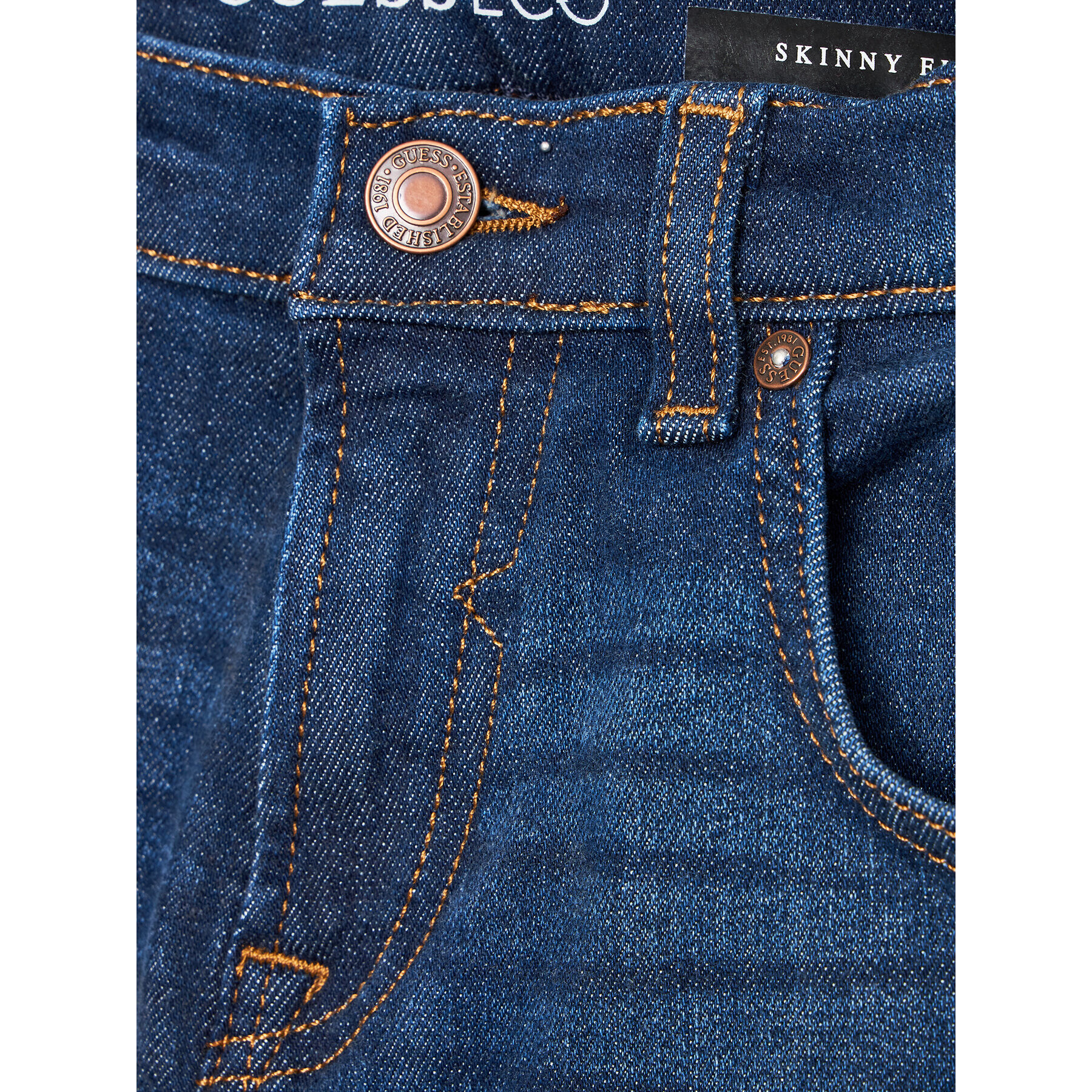 Guess Дънки L2YA16 D4GV0 Син Skinny Fit - Pepit.bg