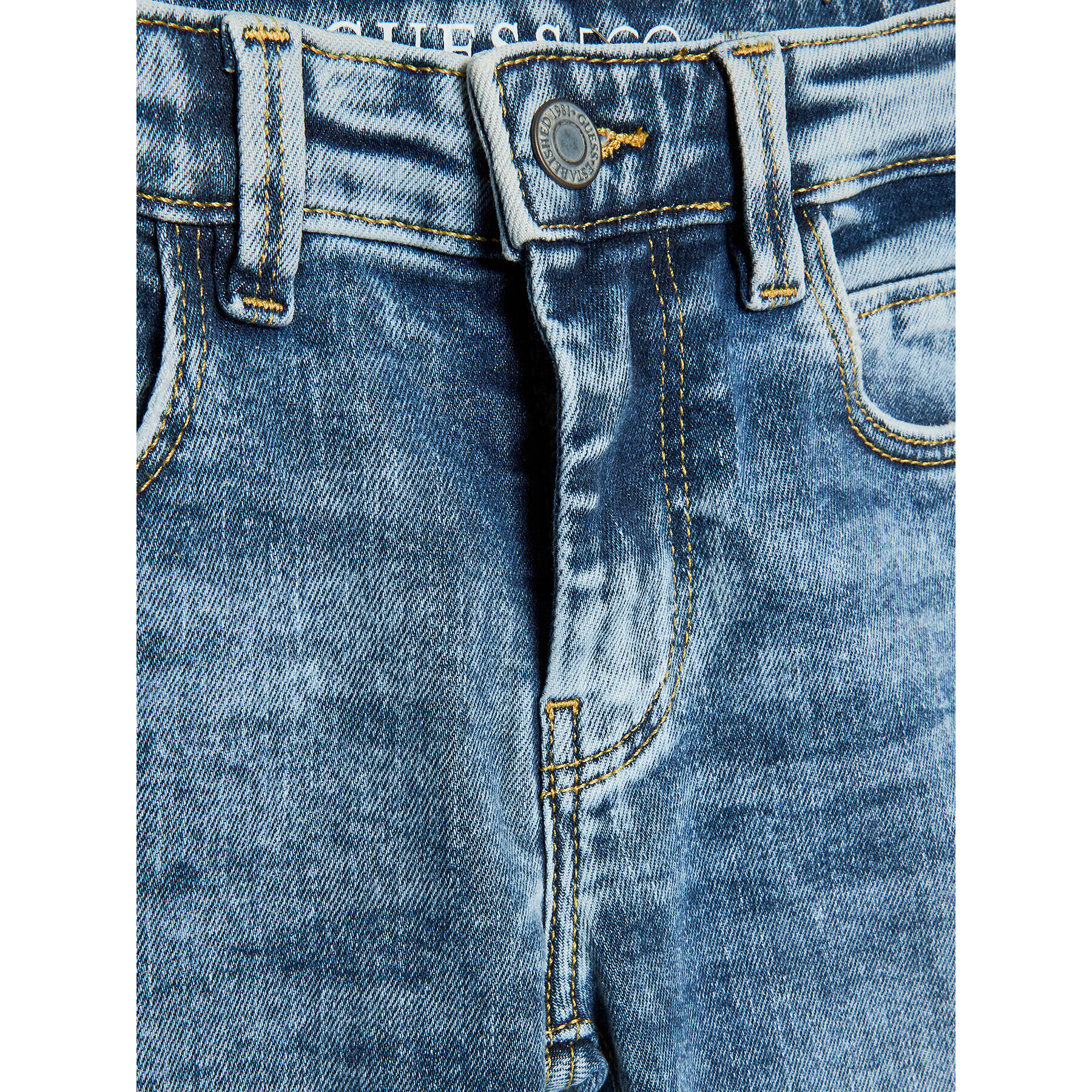 Guess Дънки L3GA00 D4GV0 Син Slim Fit - Pepit.bg