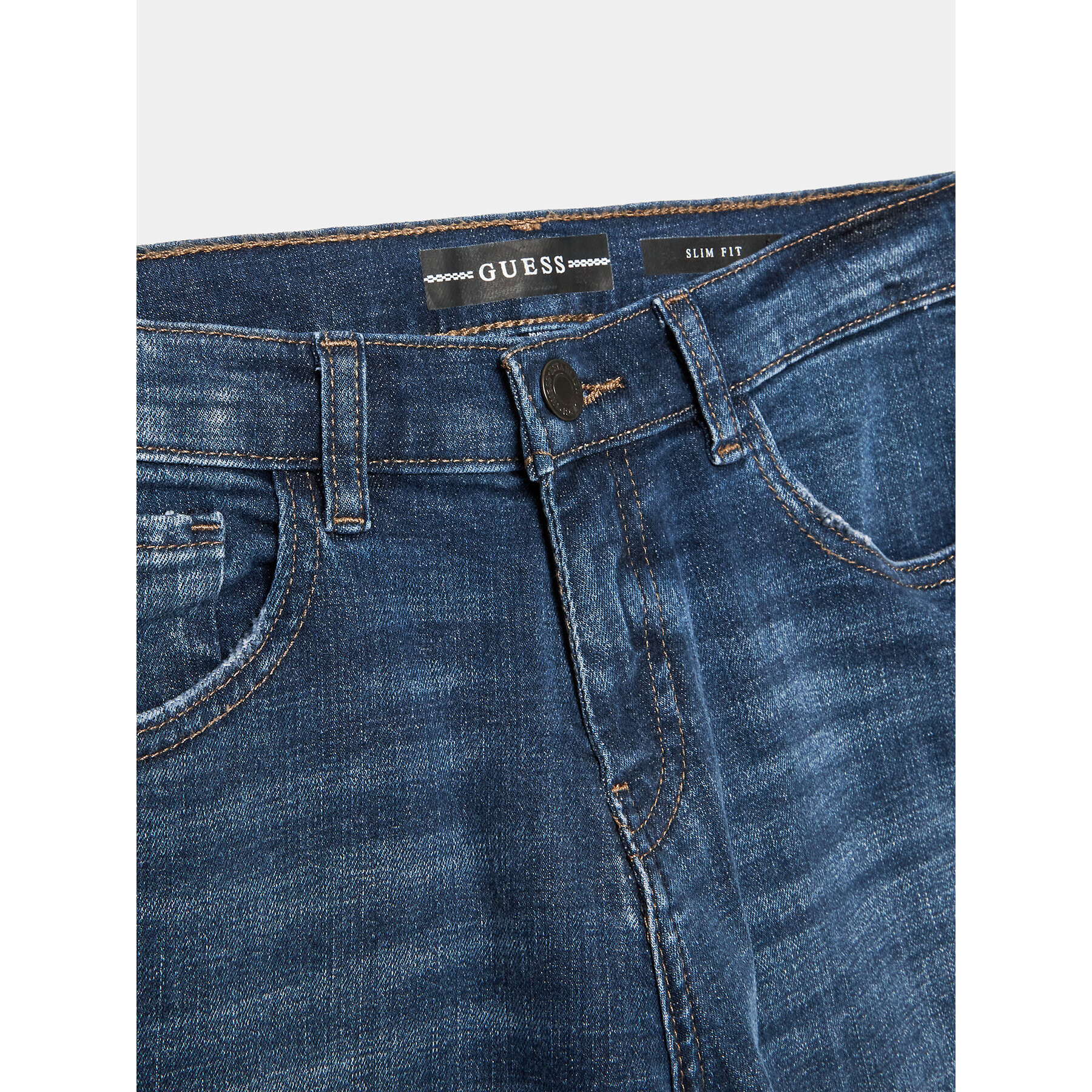 Guess Дънки L3YA00 D52Z0 Син Slim Fit - Pepit.bg