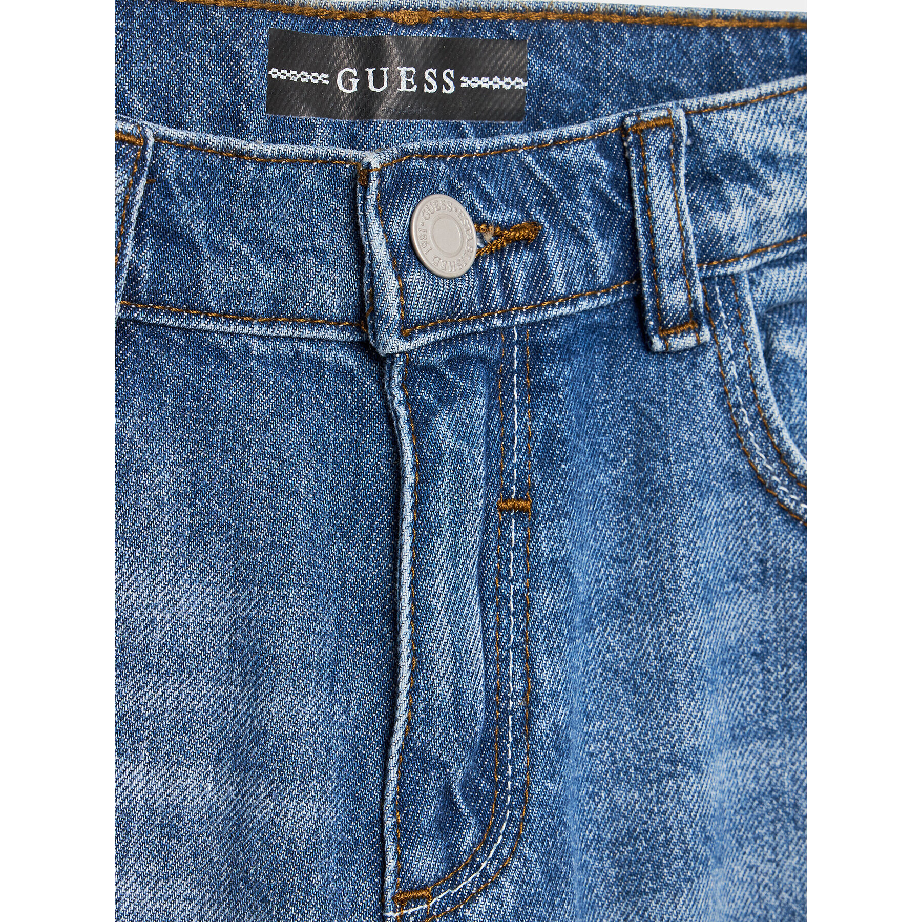 Guess Дънки L3YA06 D45E0 Син Relaxed Fit - Pepit.bg