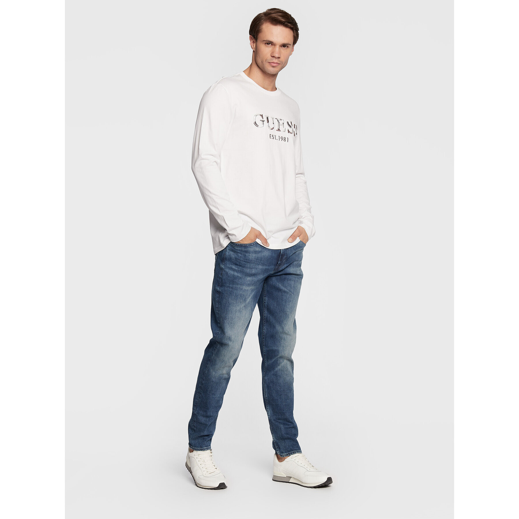 Guess Дънки M2BA37 D4PJ4 Син Skinny Fit - Pepit.bg