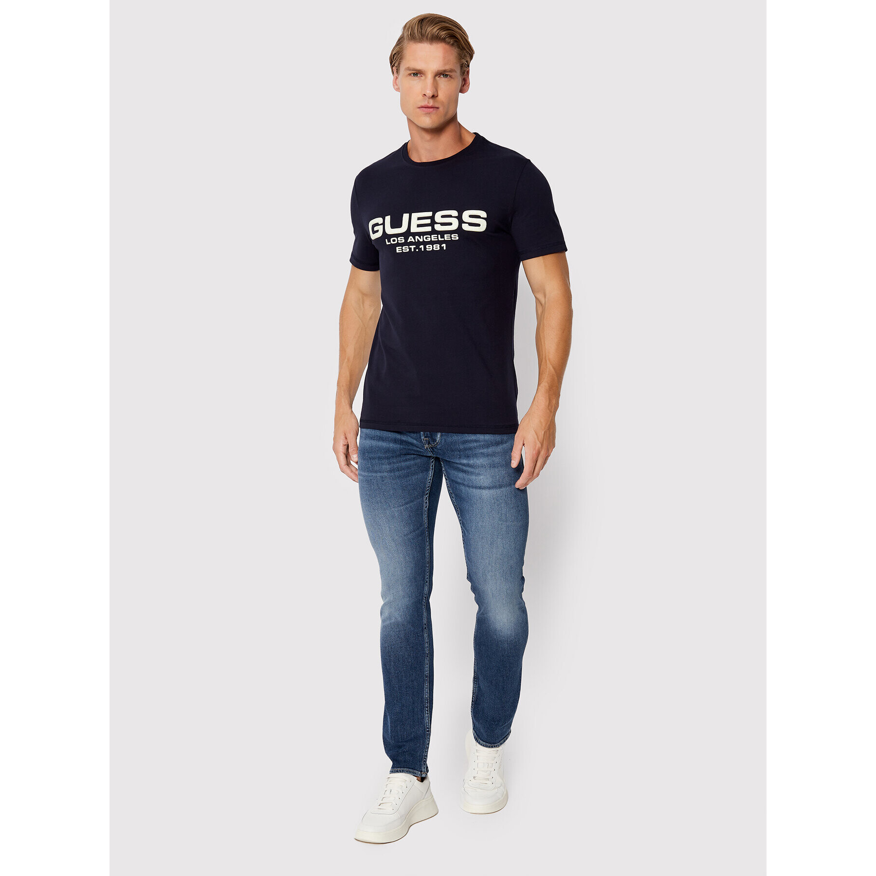 Guess Дънки M2YAN1 D4Q42 Син Skinny Fit - Pepit.bg