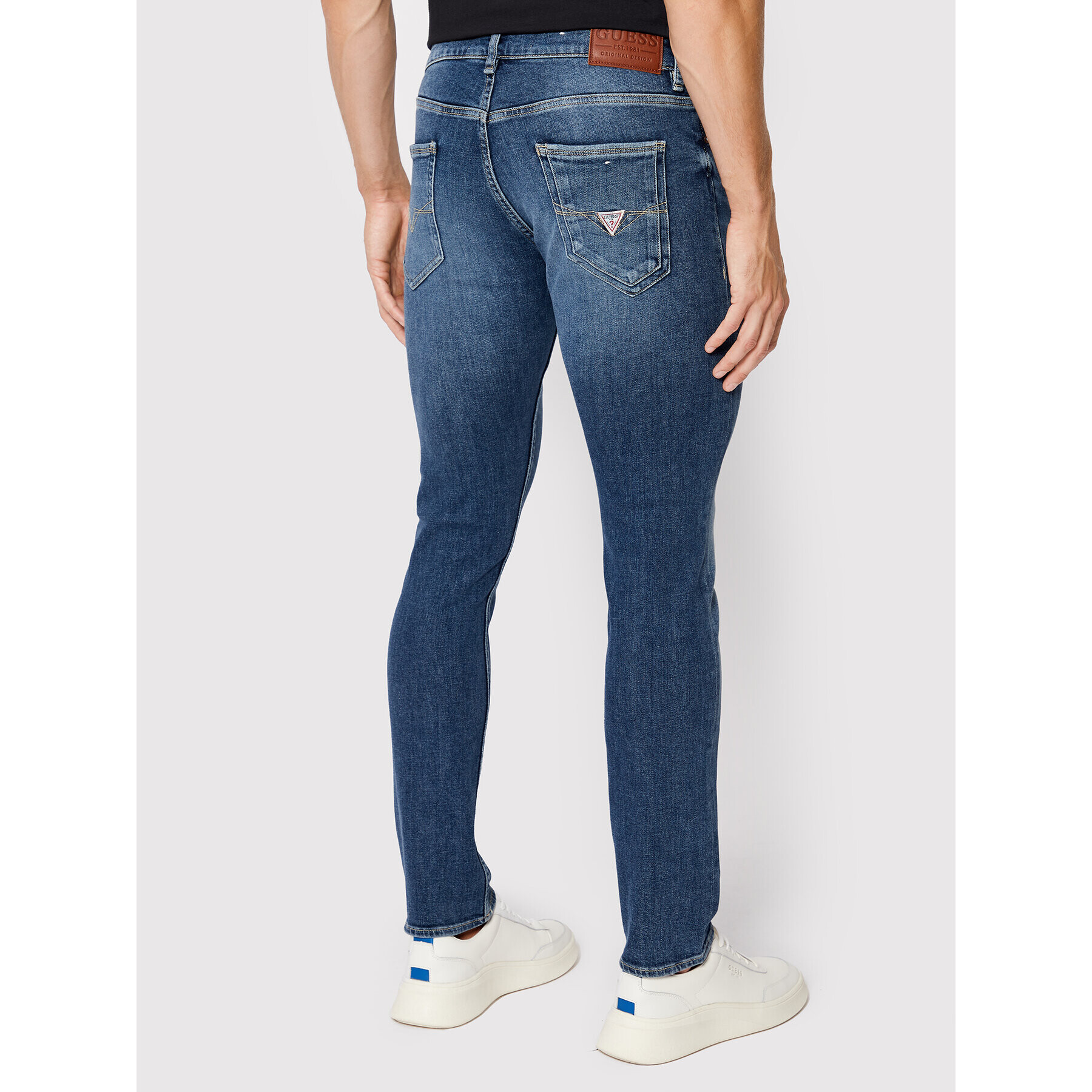 Guess Дънки M2YAN1 D4Q42 Син Skinny Fit - Pepit.bg