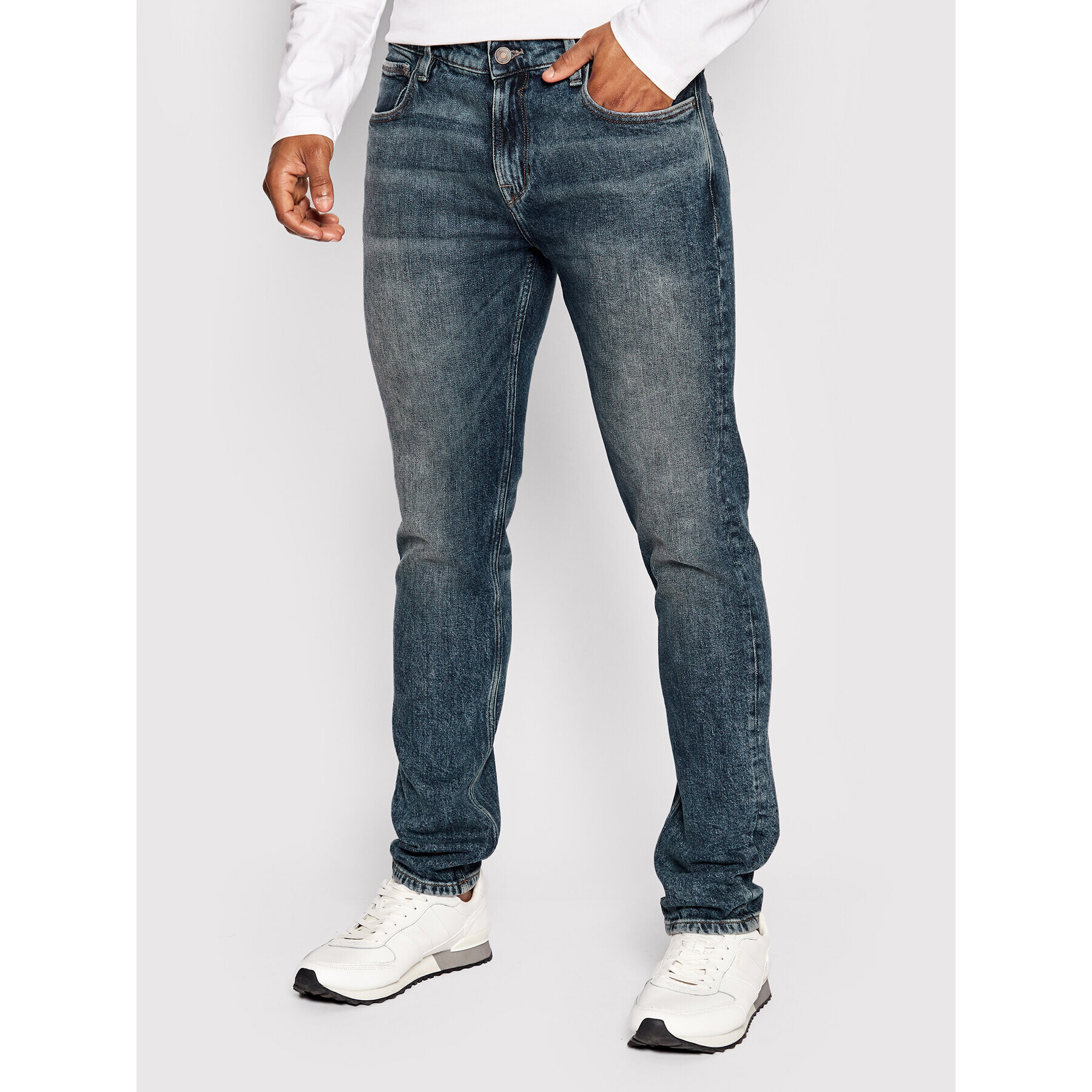 Guess Дънки M2YAS2 D47IA Син Slim Fit - Pepit.bg