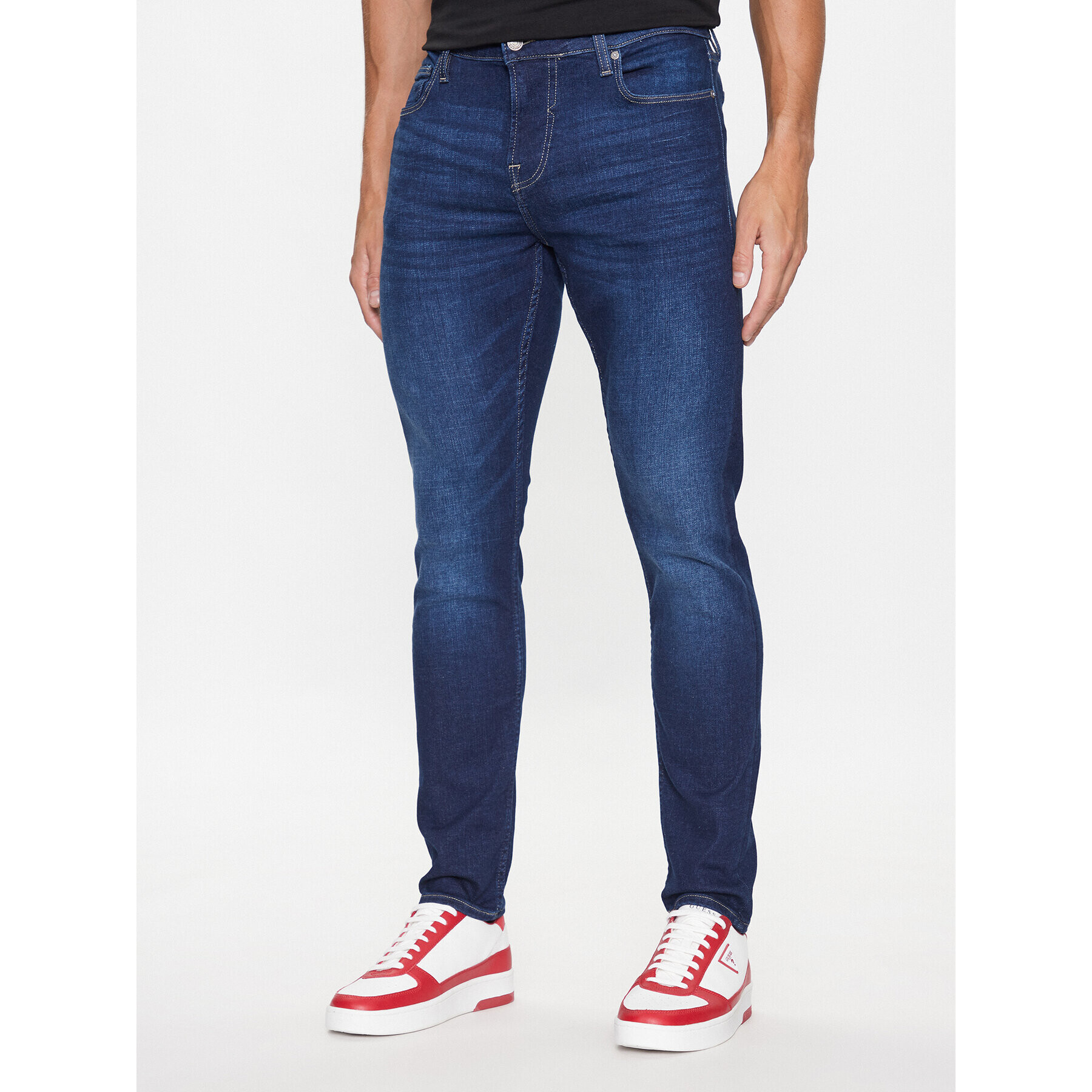 Guess Дънки M3YA27 D5271 Син Super Skinny Fit - Pepit.bg