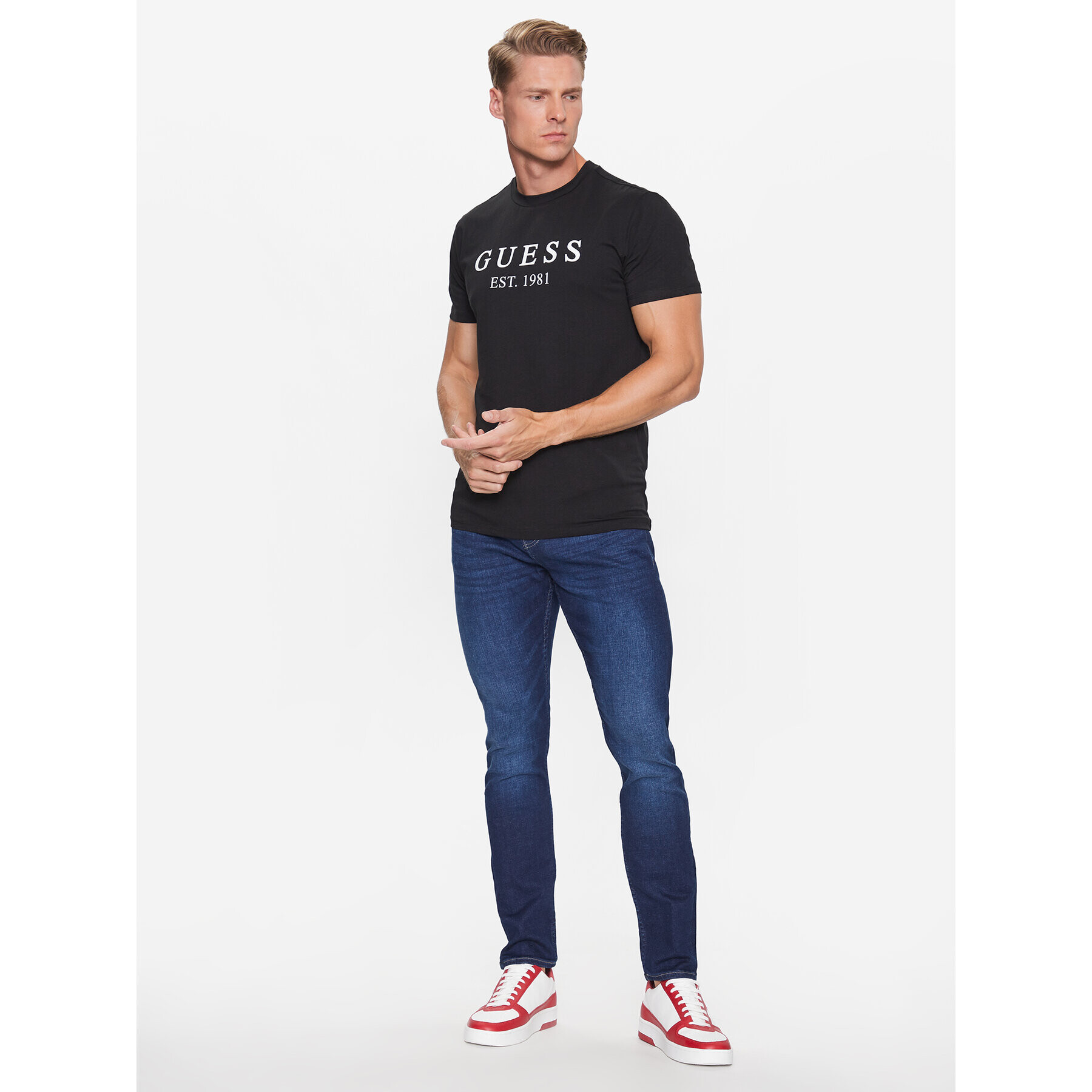 Guess Дънки M3YA27 D5271 Син Super Skinny Fit - Pepit.bg