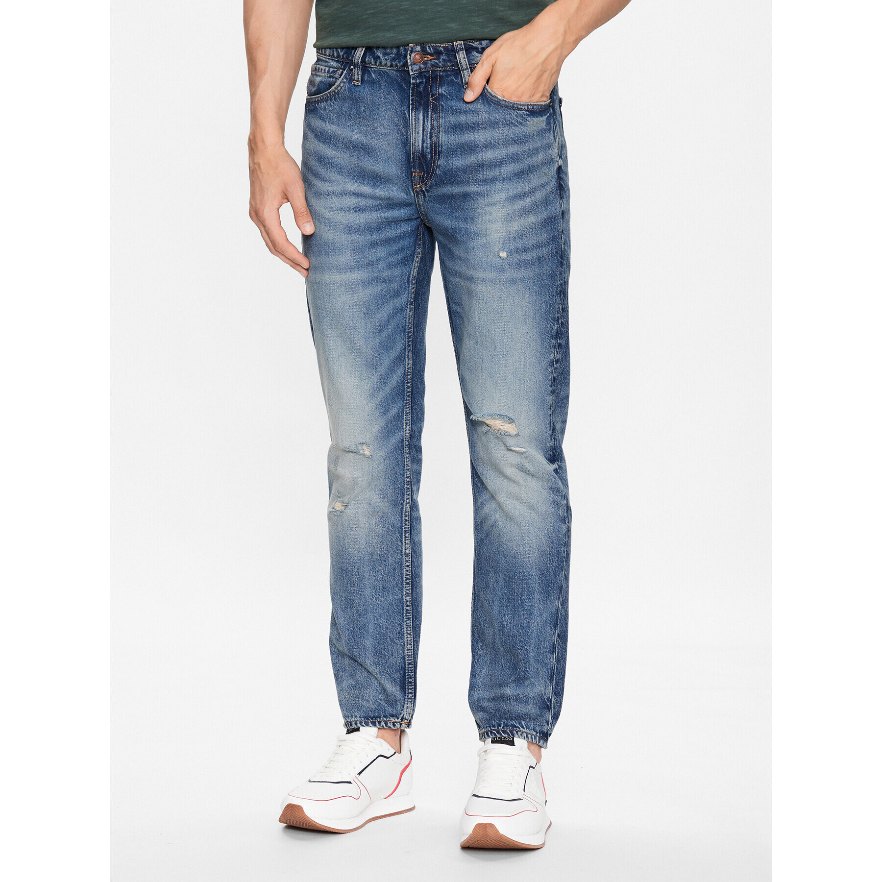 Guess Дънки M3YA37 D4T9I Син Regular Fit - Pepit.bg