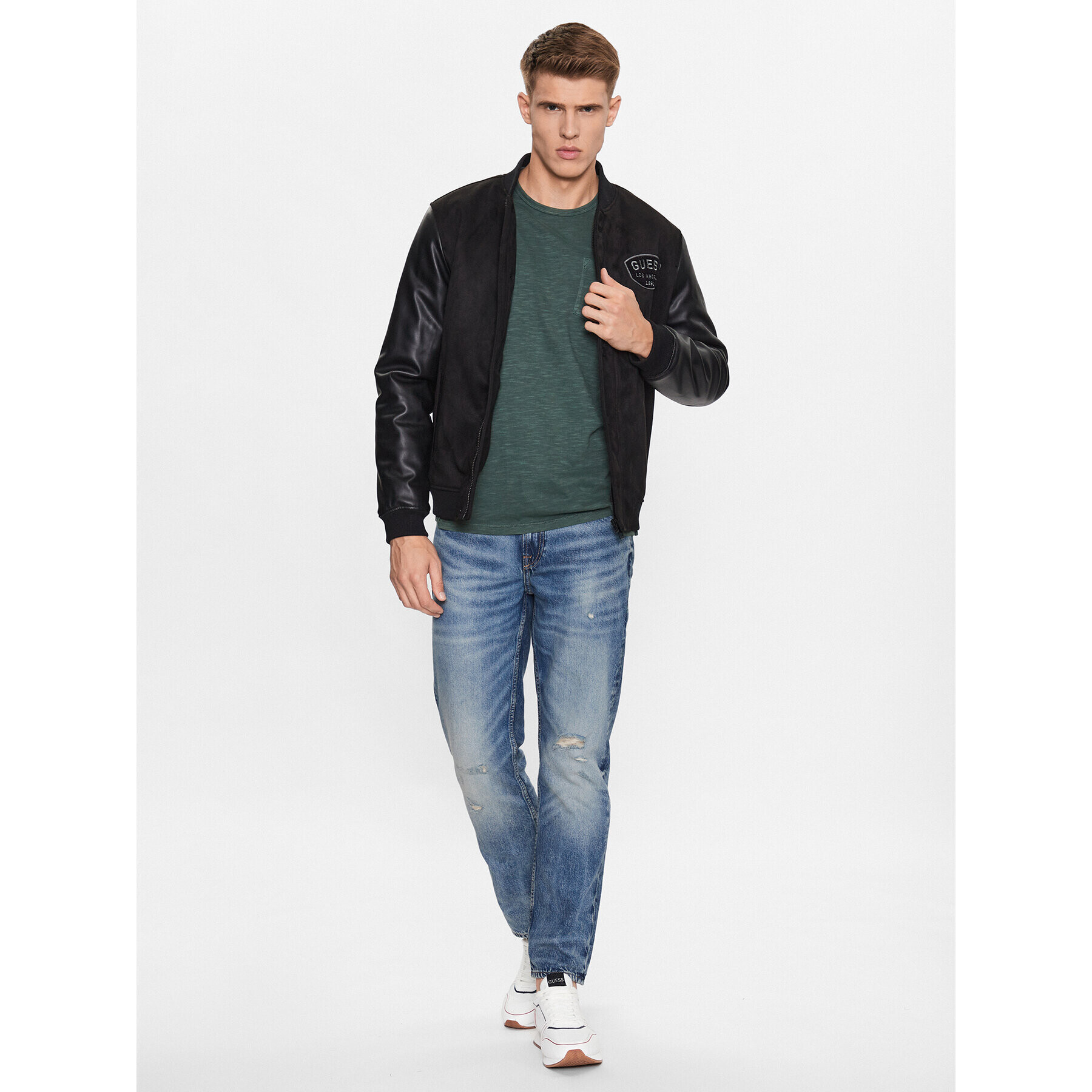 Guess Дънки M3YA37 D4T9I Син Regular Fit - Pepit.bg
