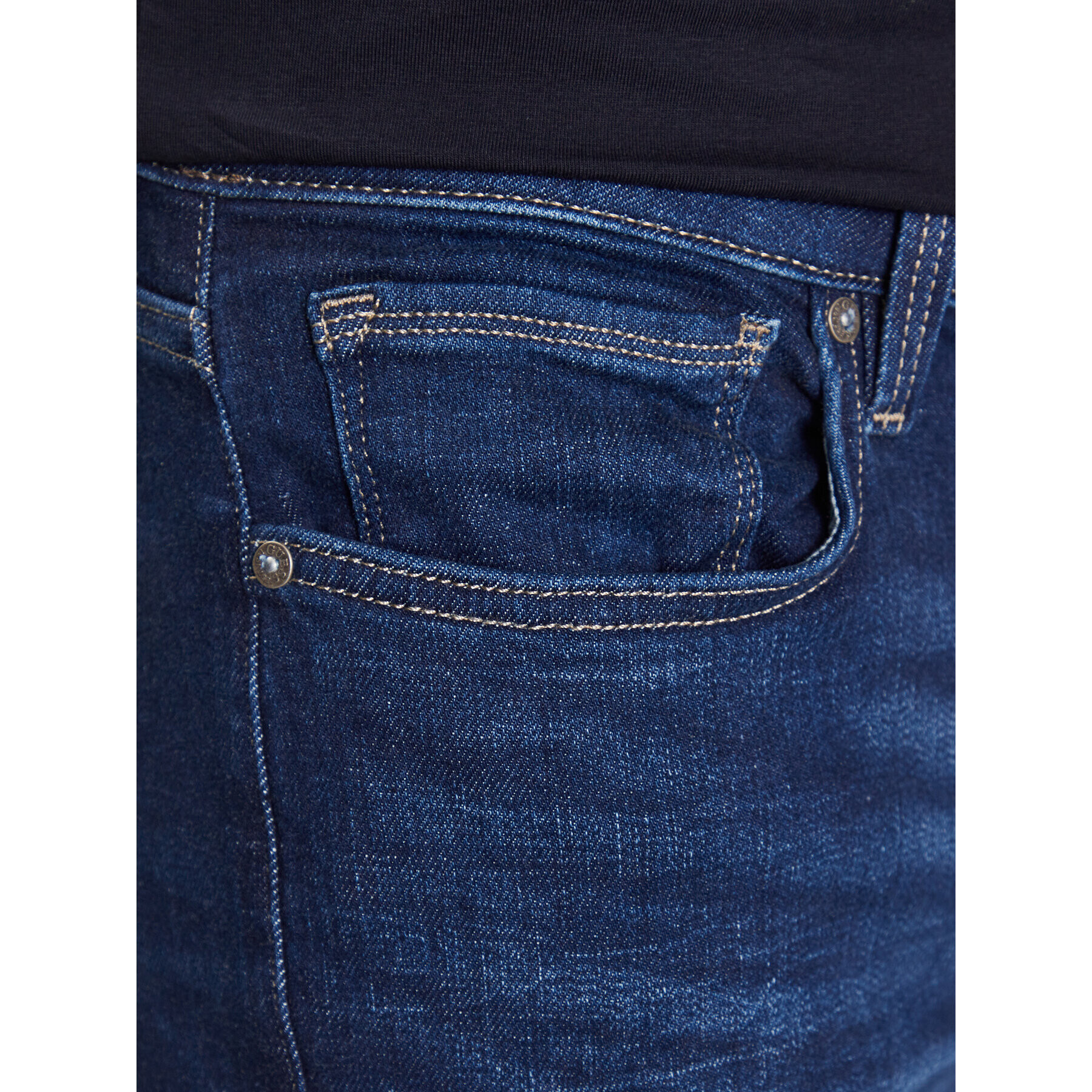 Guess Дънки M3YAN2 D5271 Тъмносин Slim Fit - Pepit.bg