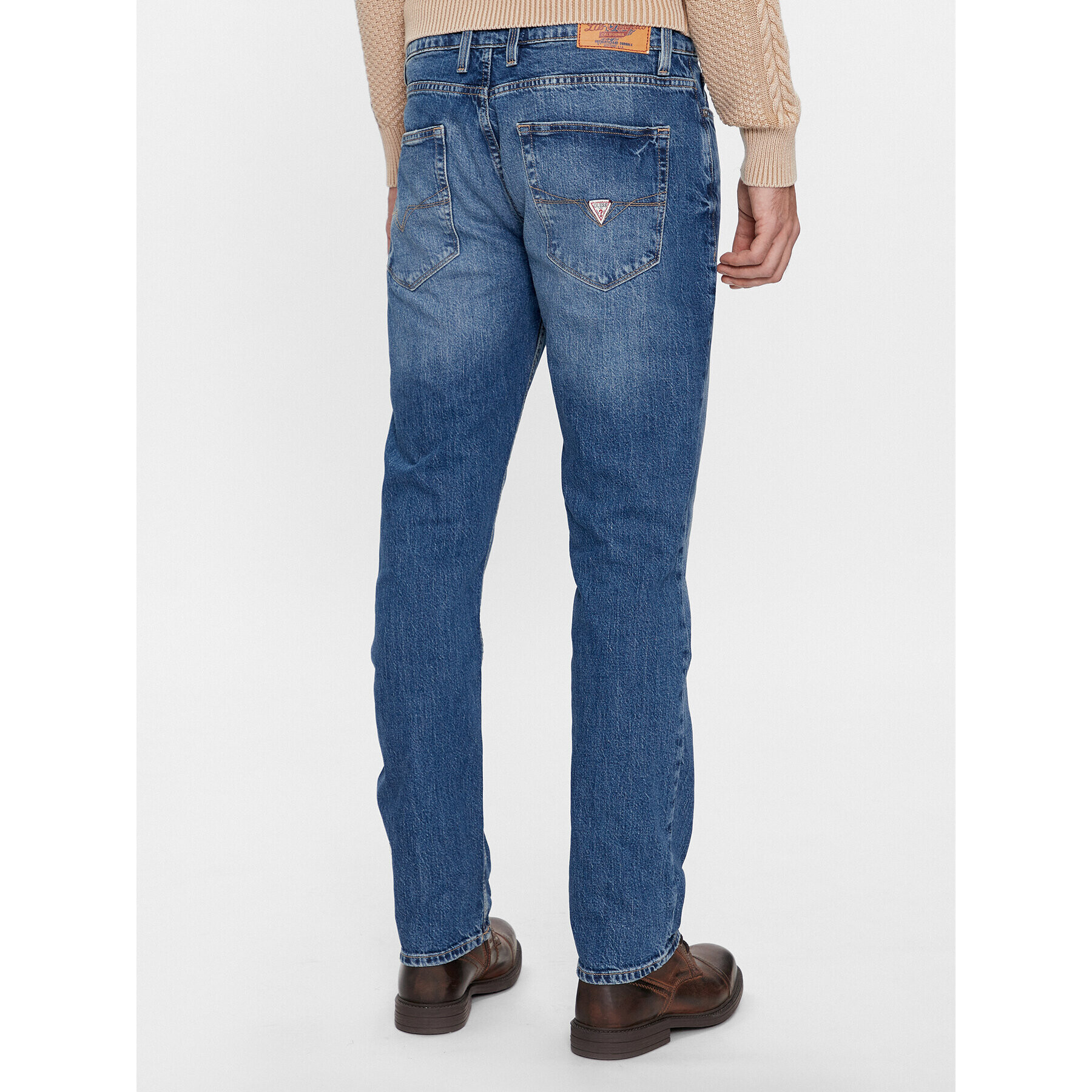 Guess Дънки M4RAN2 D58M2 Син Slim Fit - Pepit.bg