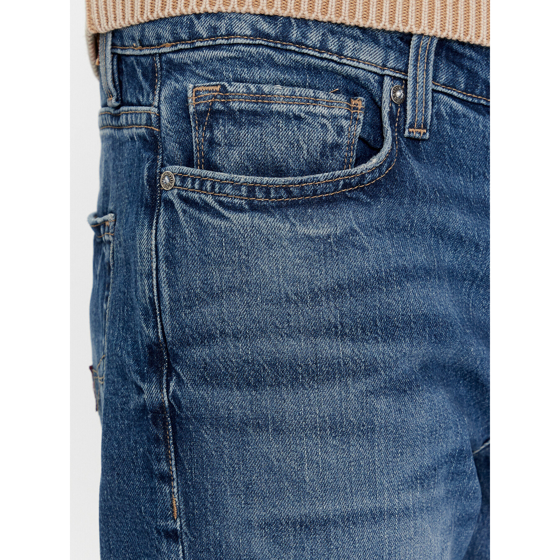 Guess Дънки M4RAN2 D58M2 Син Slim Fit - Pepit.bg