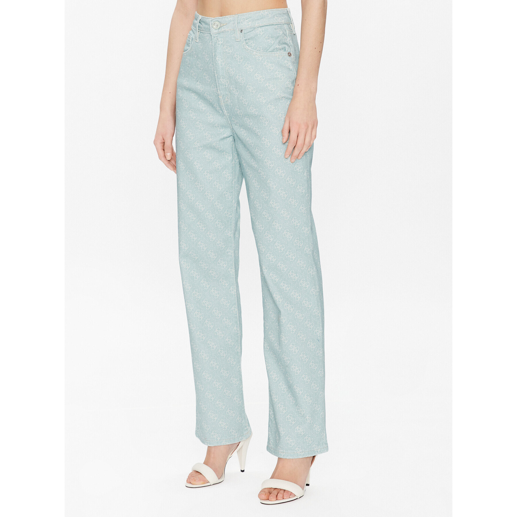 Guess Дънки Melrose W3RA32 WF5V3 Зелен Regular Fit - Pepit.bg