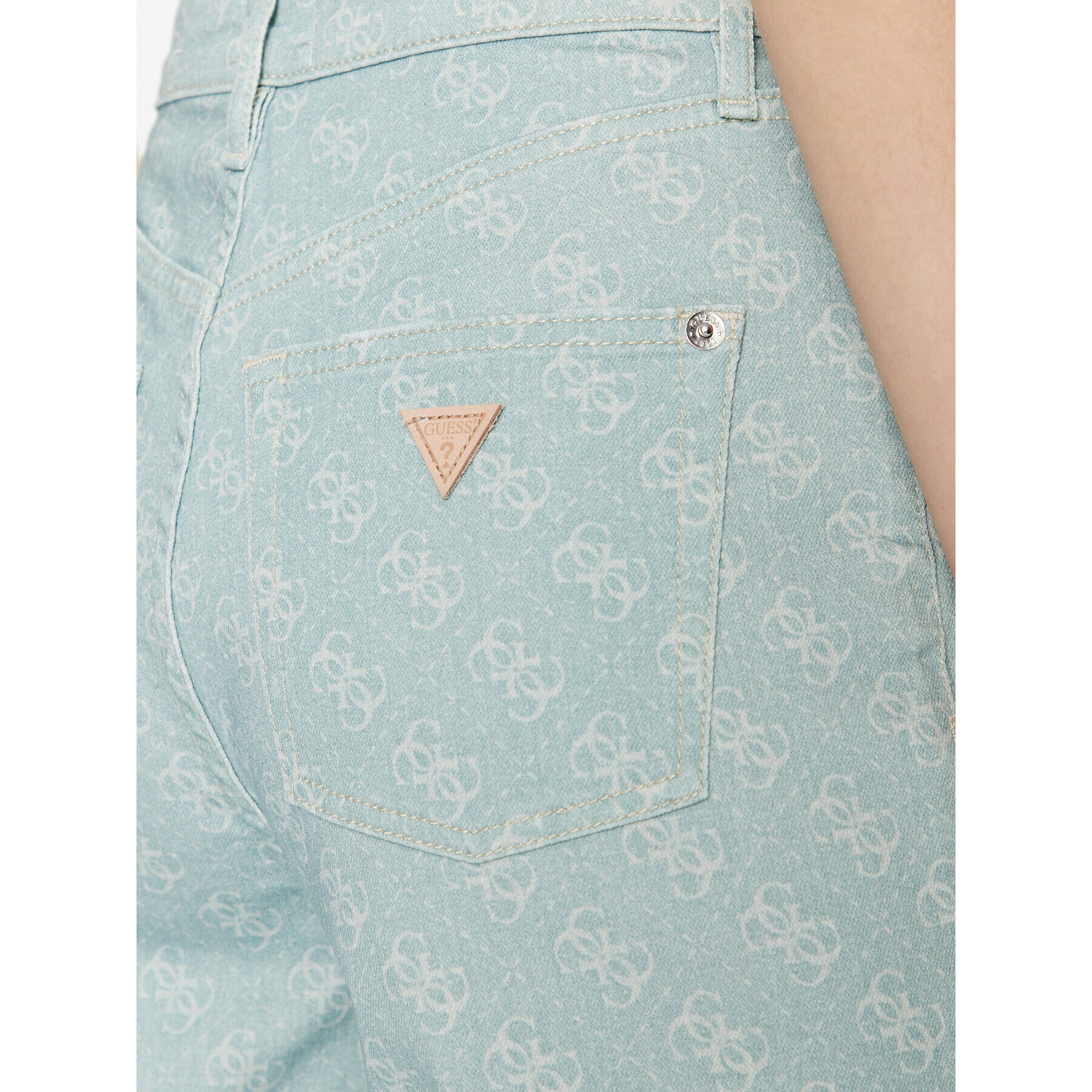 Guess Дънки Melrose W3RA32 WF5V3 Зелен Regular Fit - Pepit.bg