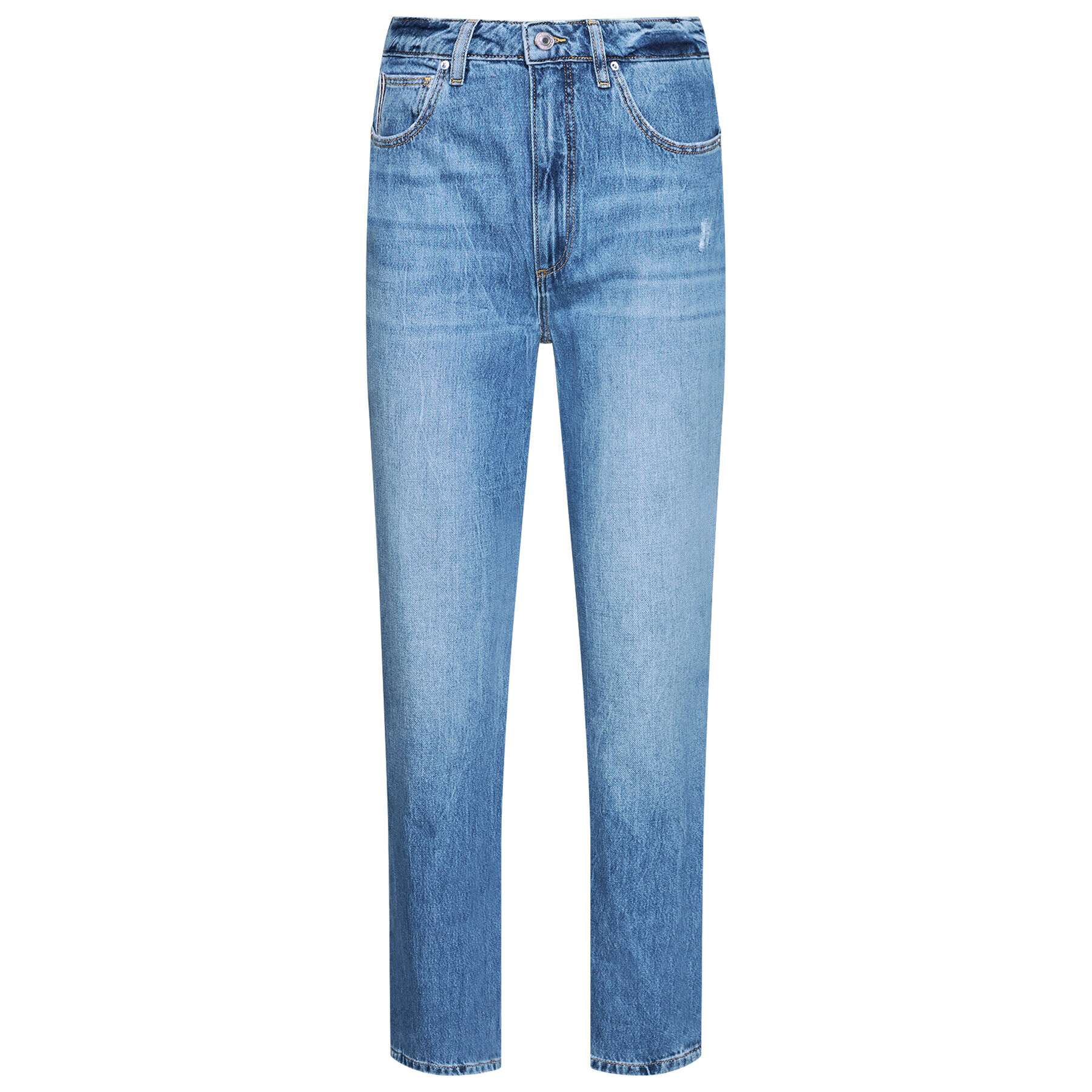 Guess Дънки Mom W1YA21 D3Y0G Син Mom Fit - Pepit.bg