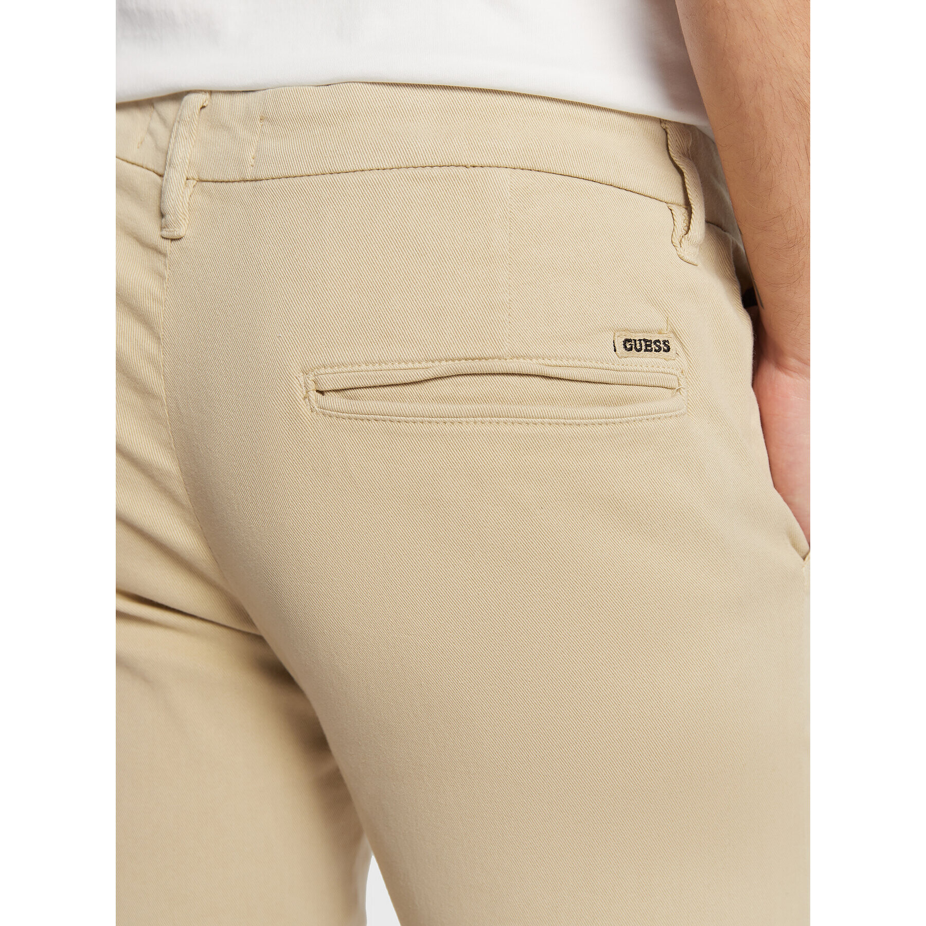 Guess Дънки Myron M3RB26 WF5U3 Бежов Slim Fit - Pepit.bg