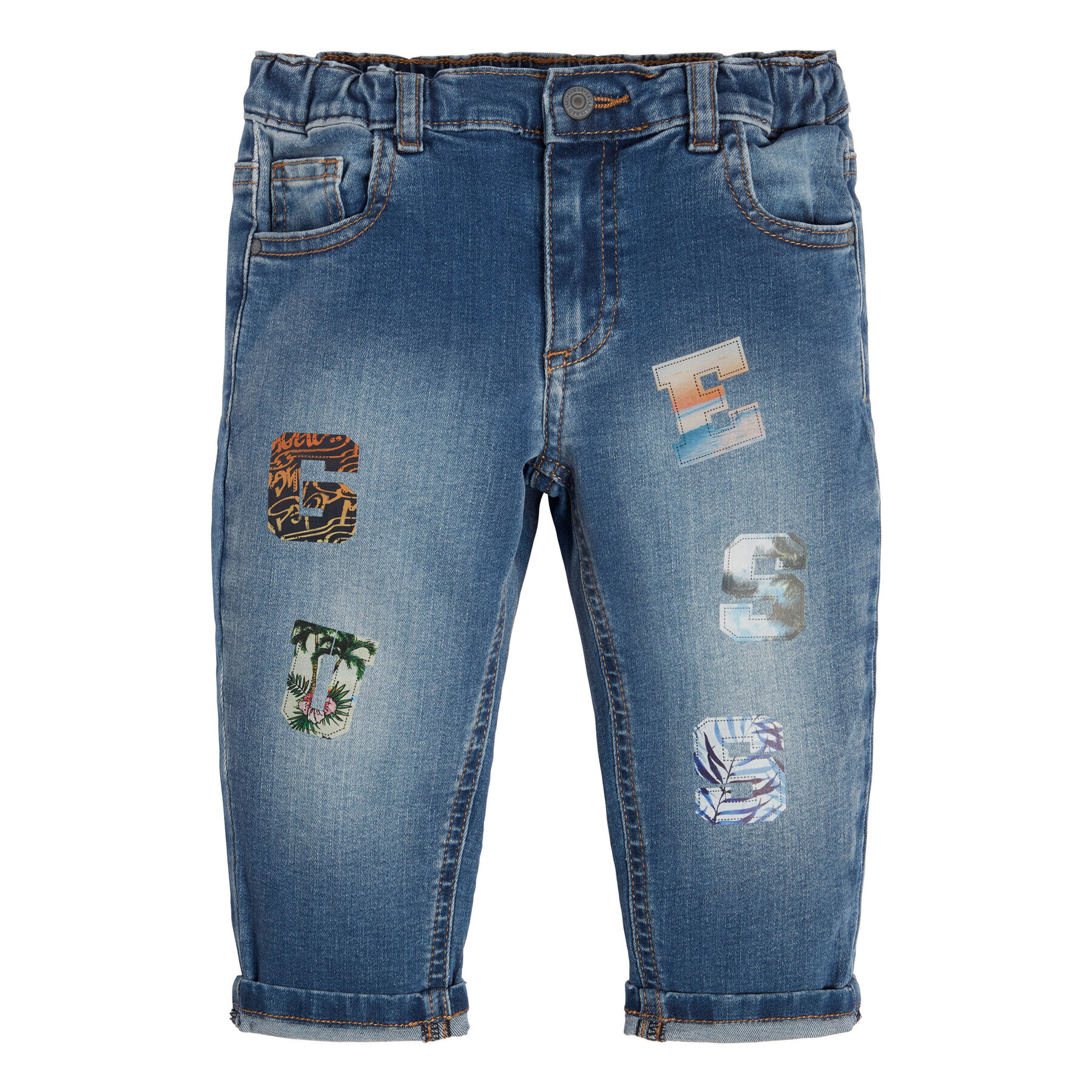 Guess Дънки N3GA03 D4CA0 Син Relaxed Fit - Pepit.bg
