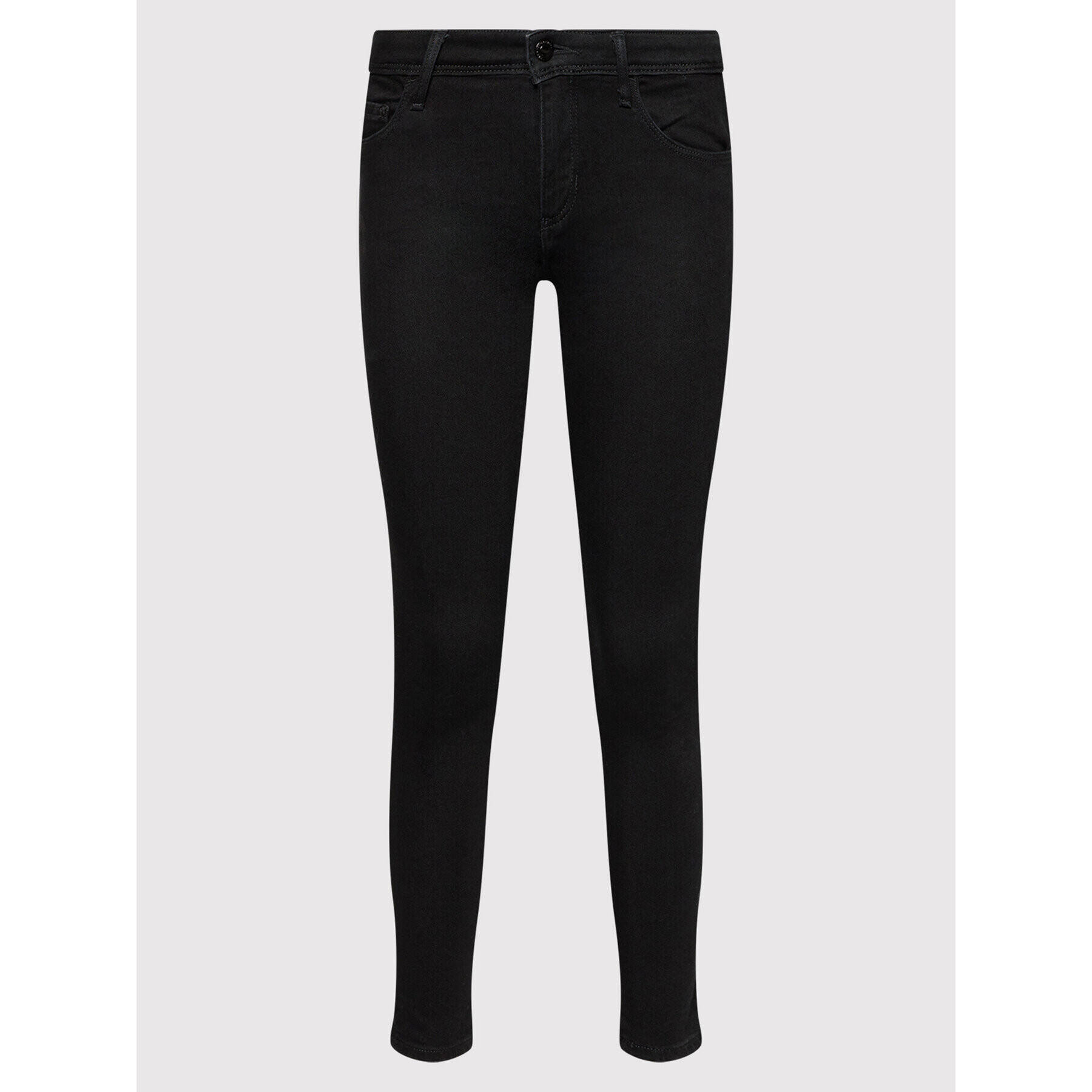 Guess Дънки Power W1BAB2 D4F51 Черен Skinny Fit - Pepit.bg