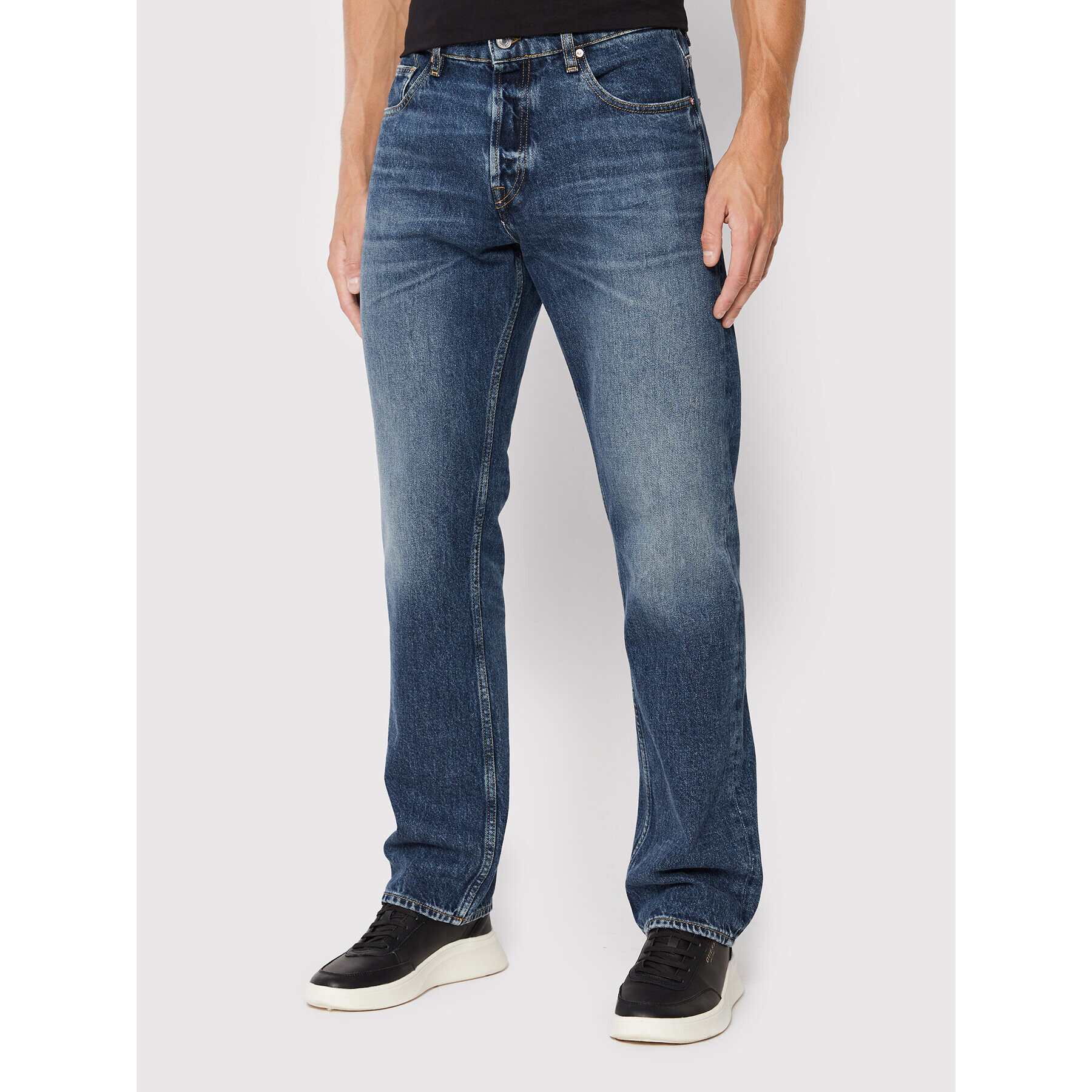 Guess Дънки Rodeo M2YA31 D4HQC Тъмносин Regular Fit - Pepit.bg