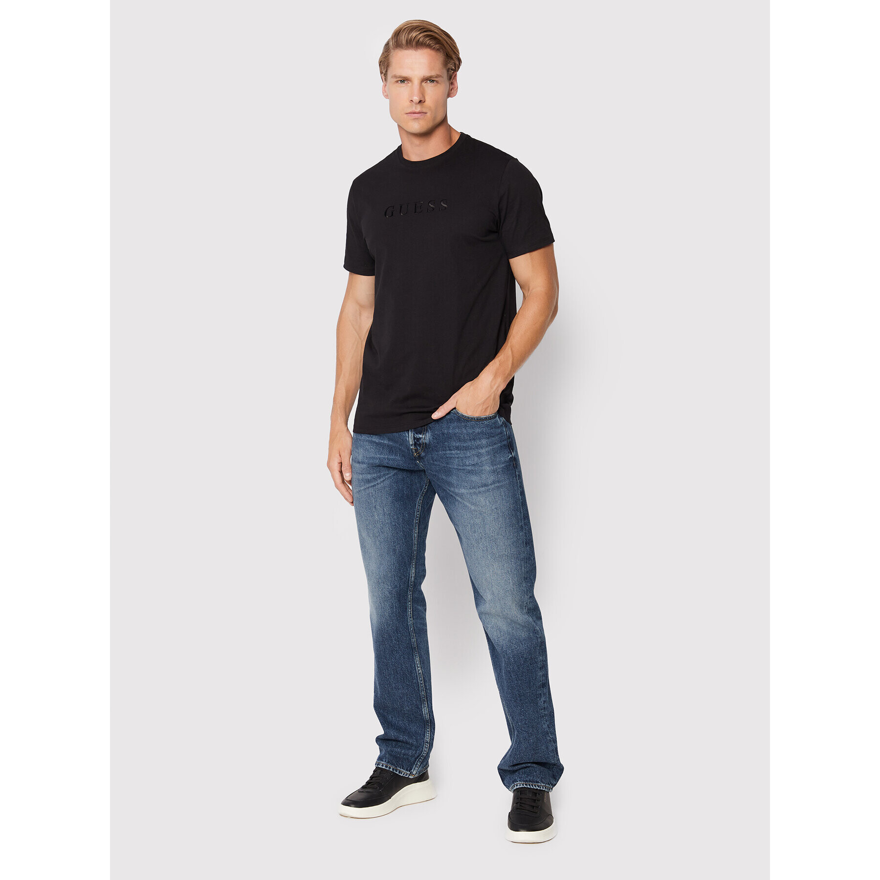 Guess Дънки Rodeo M2YA31 D4HQC Тъмносин Regular Fit - Pepit.bg