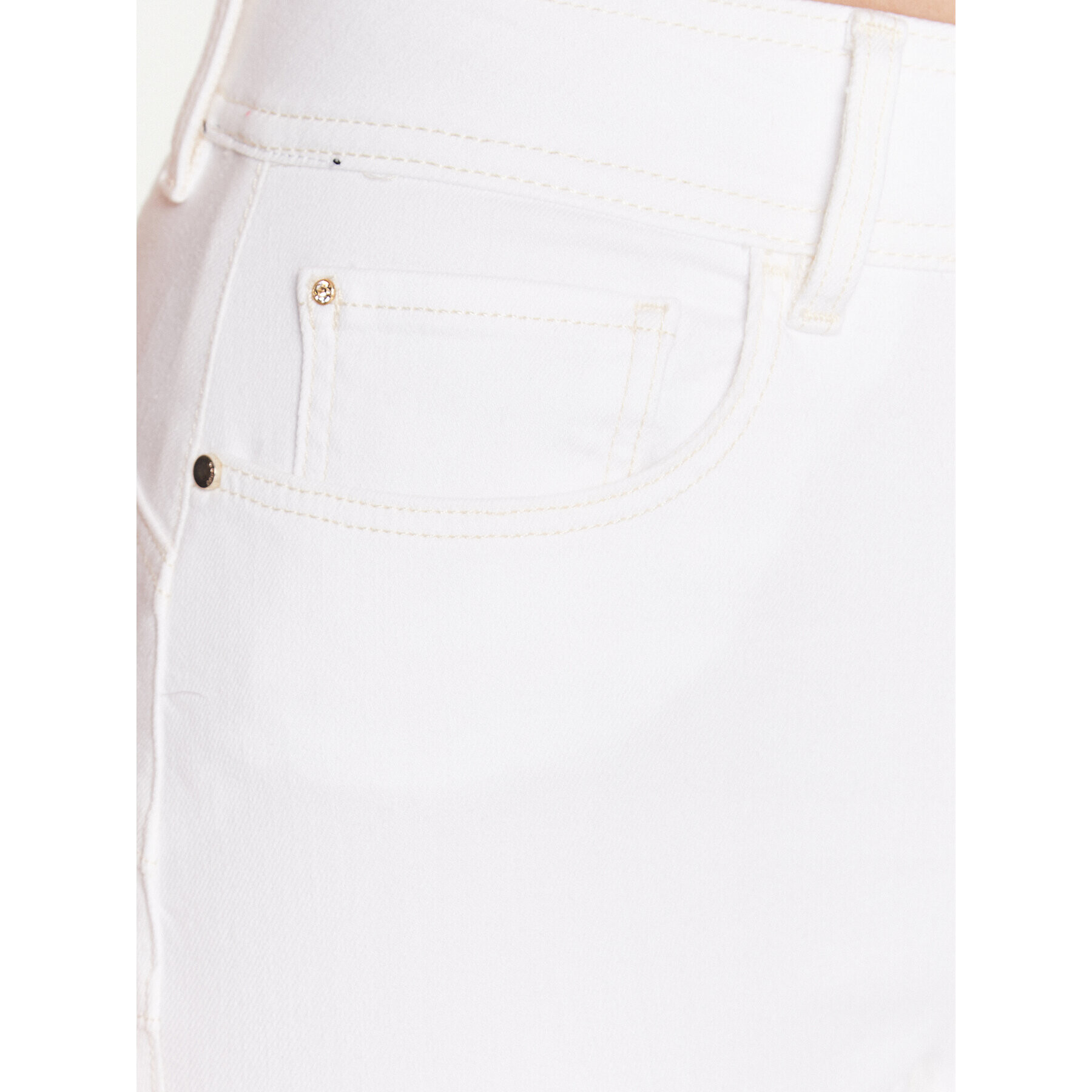 Guess Дънки Shape Up W3GA35 D4DN1 Бял Skinny Fit - Pepit.bg