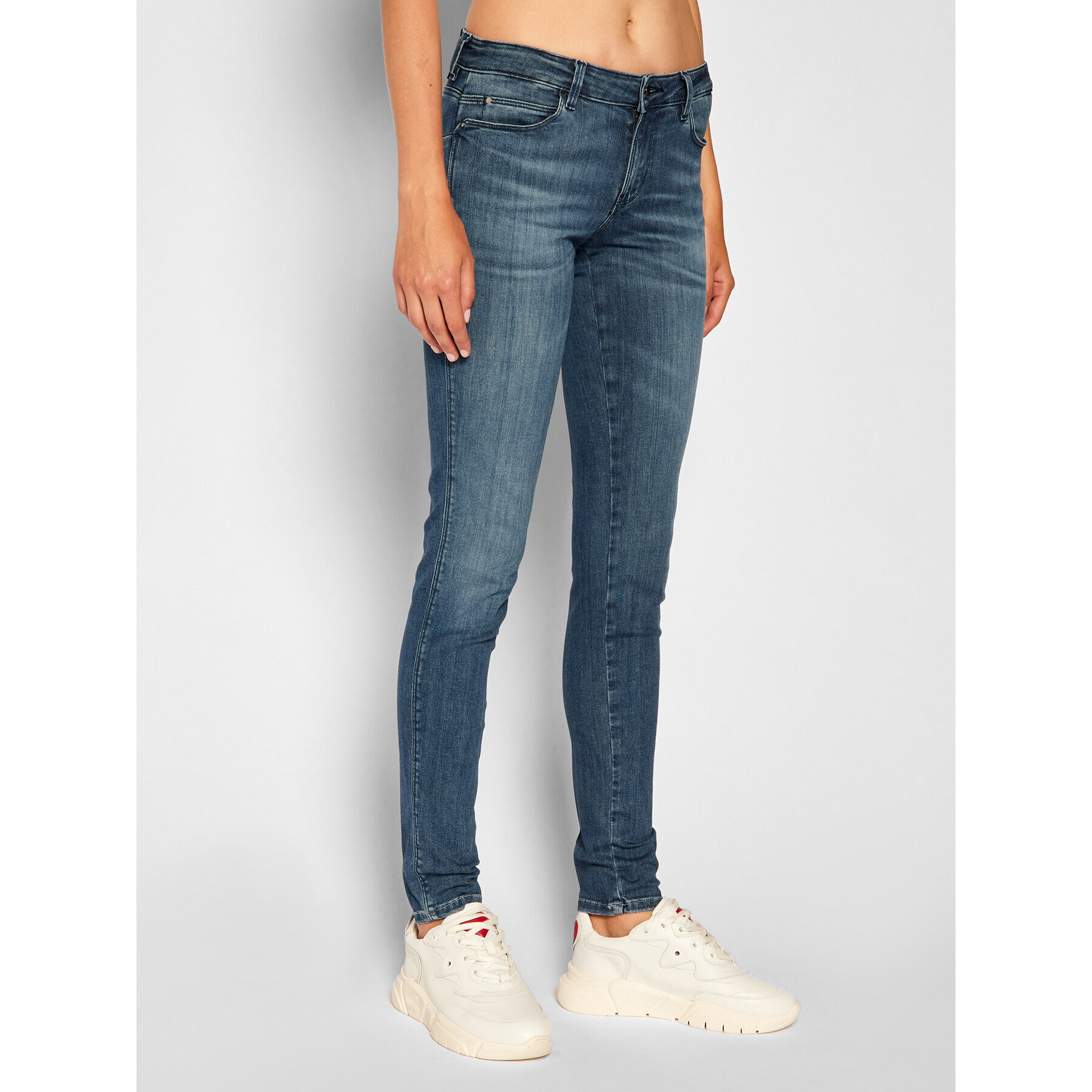 Guess Дънки Skinny Fit Curve X W0BAJ2 D4672 Син Skinny Fit - Pepit.bg