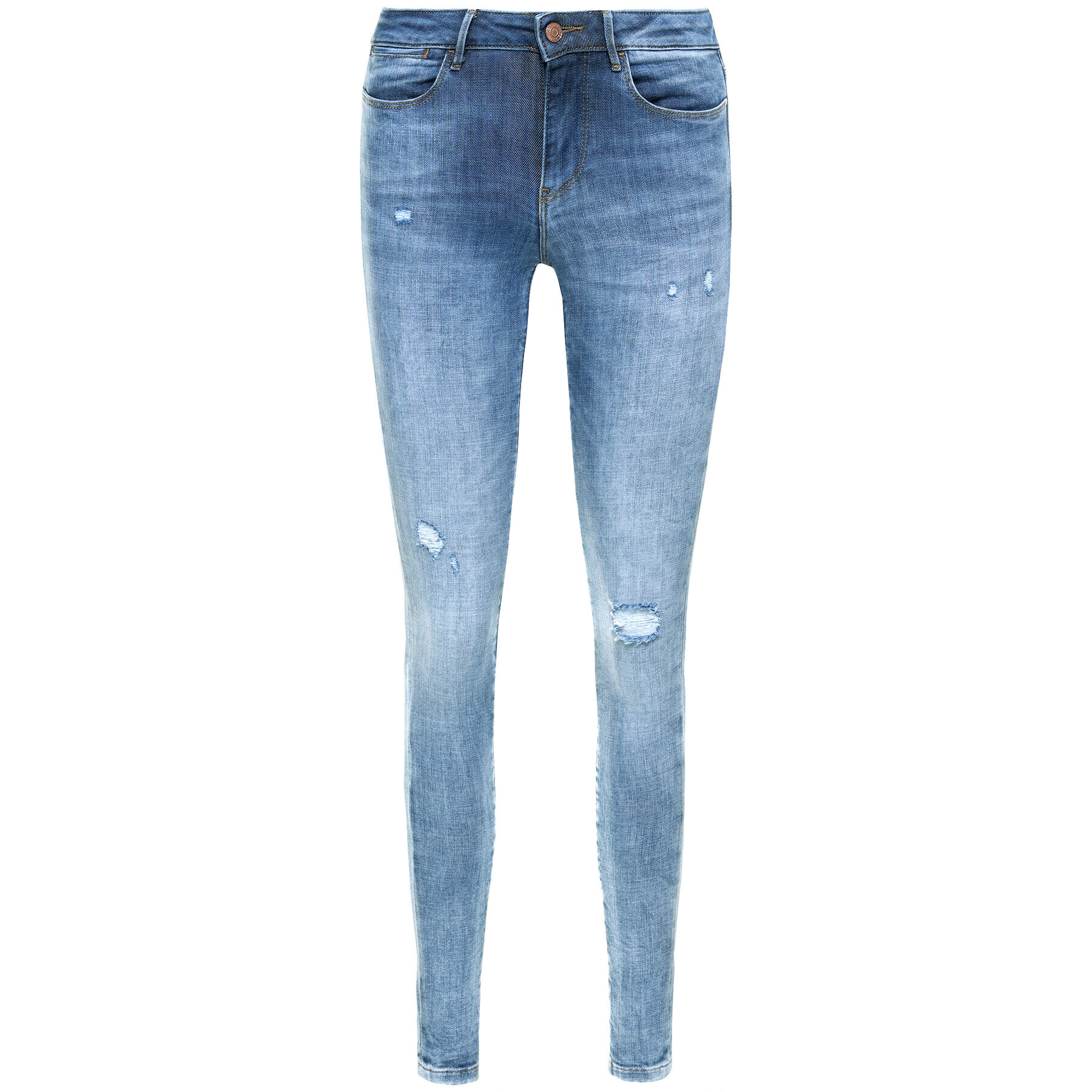 Guess Дънки Skinny Fit W0GA03 D3ZT1 Син Skinny Fit - Pepit.bg