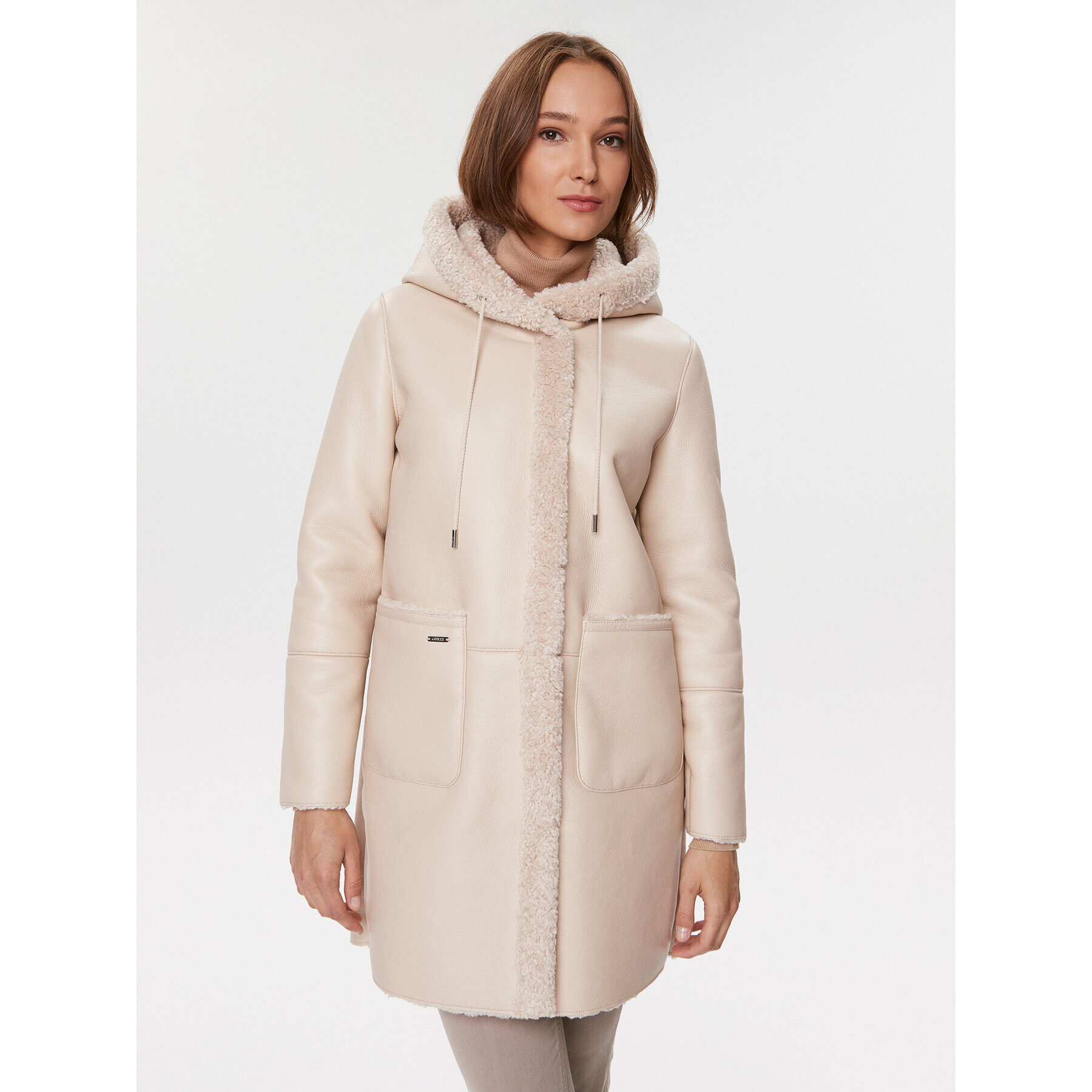 Guess Дънки Sonia W3BA0L WFQYA Бежов Flare Fit - Pepit.bg