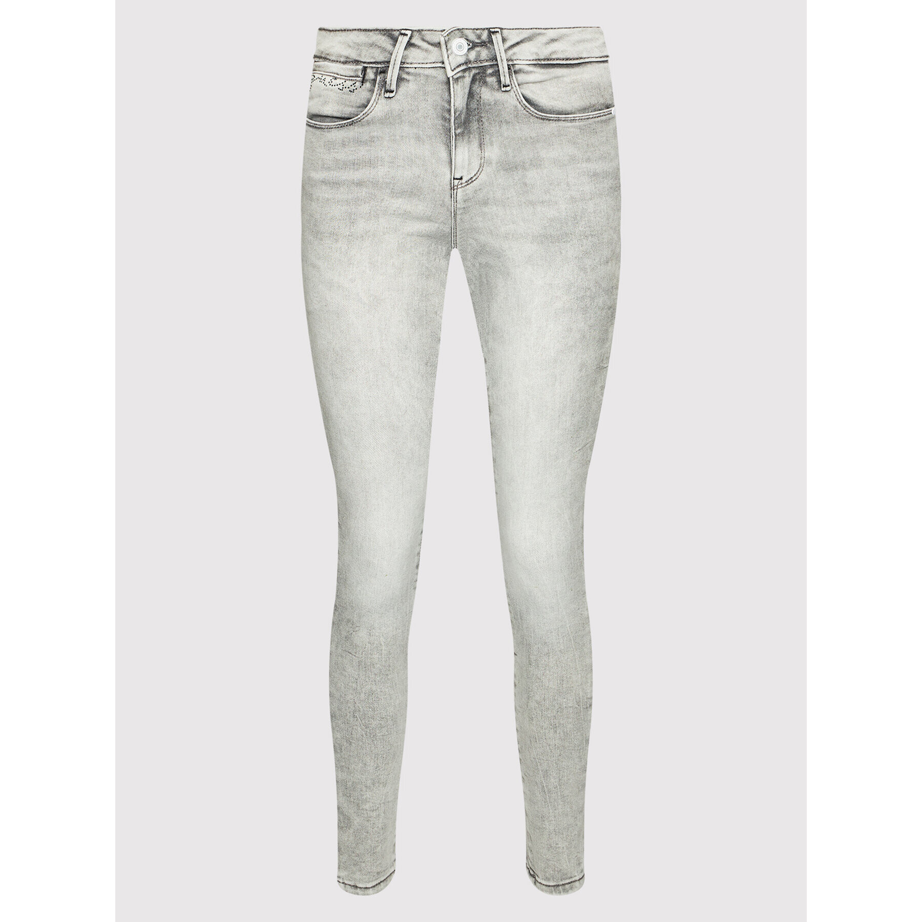 Guess Дънки джегингс W1BA03 D4HJ1 Сив Jegging Fit - Pepit.bg