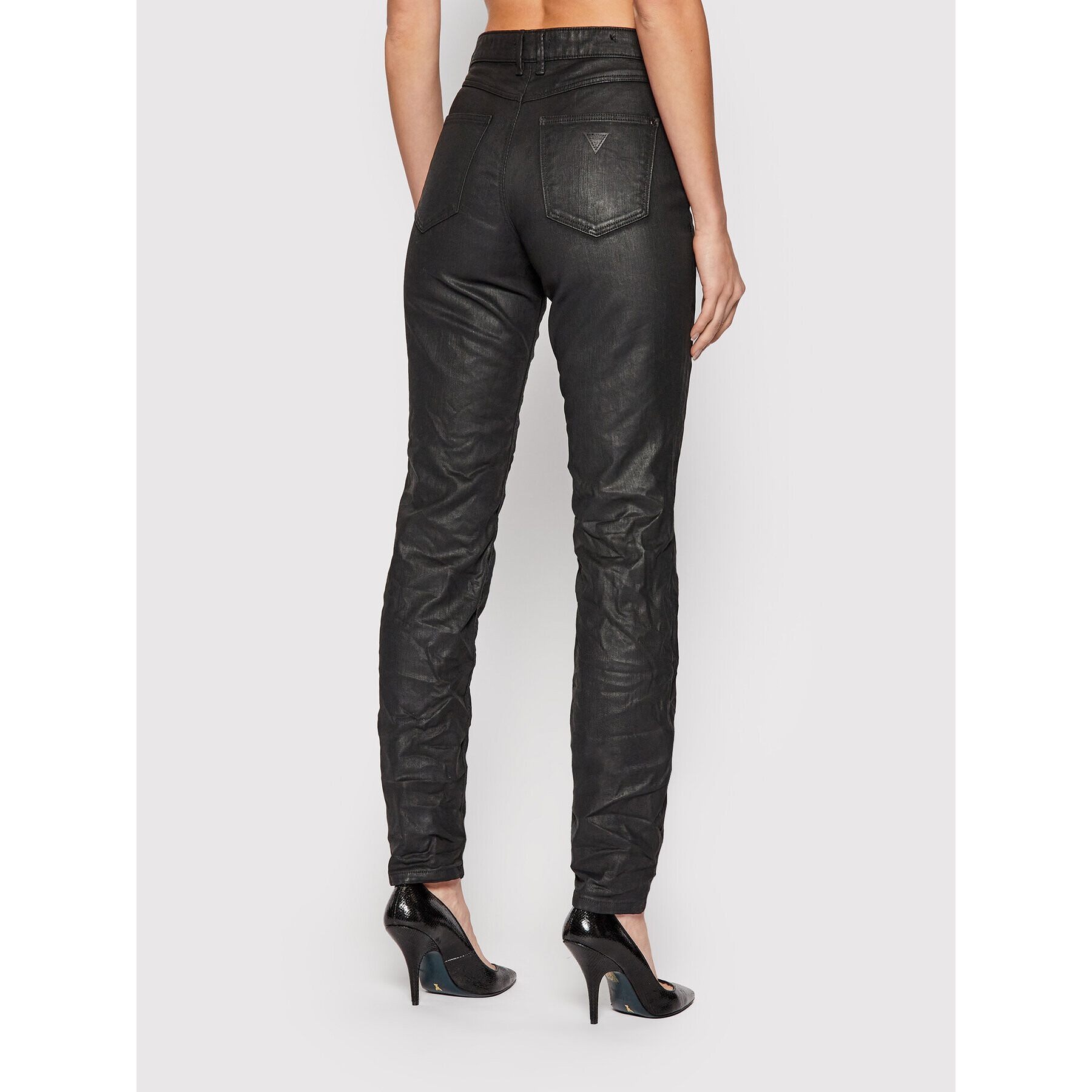 Guess Дънки 1981 W1BA46 D4H91 Черен Skinny Fit - Pepit.bg