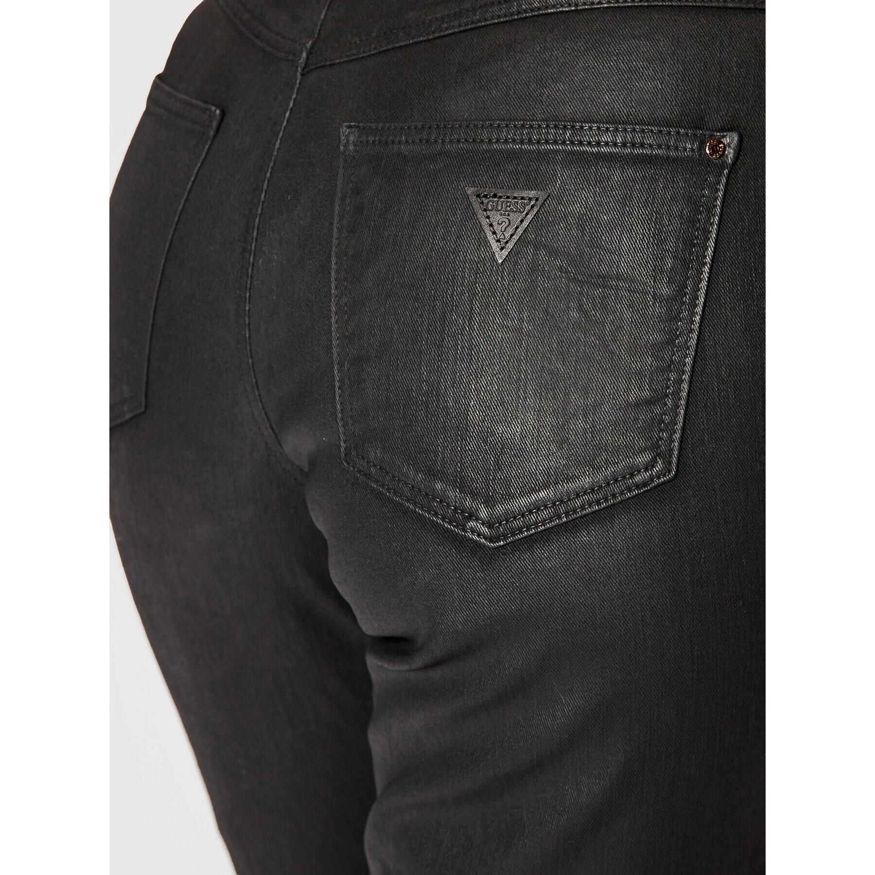 Guess Дънки 1981 W1BA46 D4H91 Черен Skinny Fit - Pepit.bg
