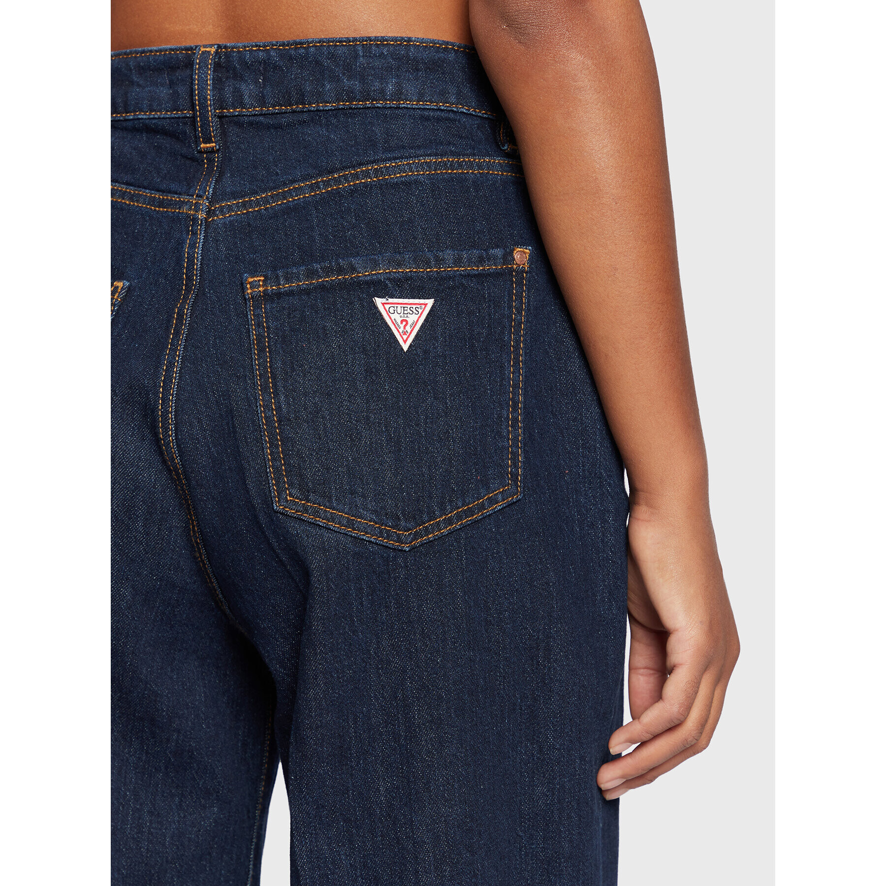 Guess Дънки W2BA29 D4NH4 Тъмносин Balloon Fit - Pepit.bg