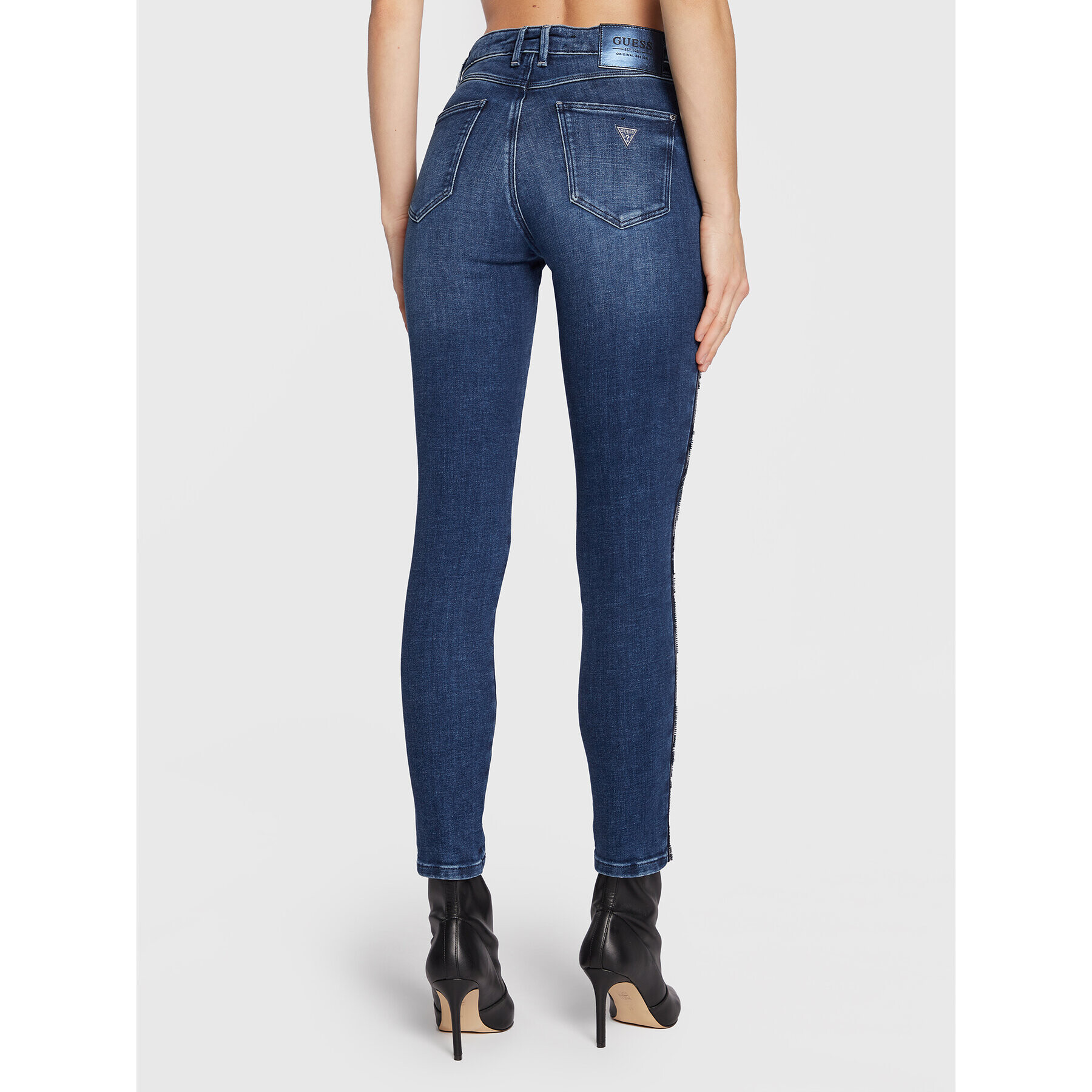 Guess Дънки W2BA46 D4H1A Син Skinny Fit - Pepit.bg