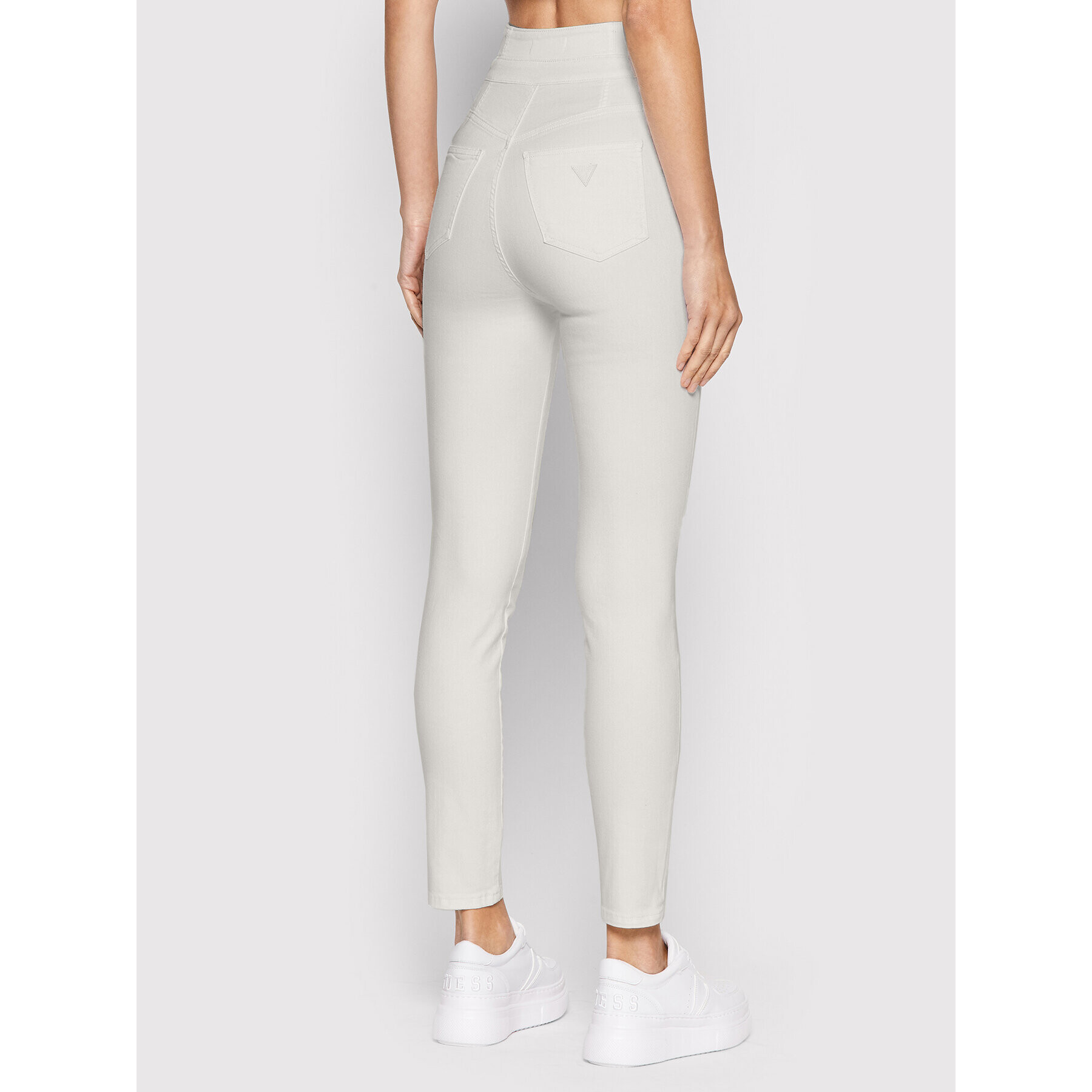 Guess Дънки W2GA71 D4DN1 Бял Skinny Fit - Pepit.bg