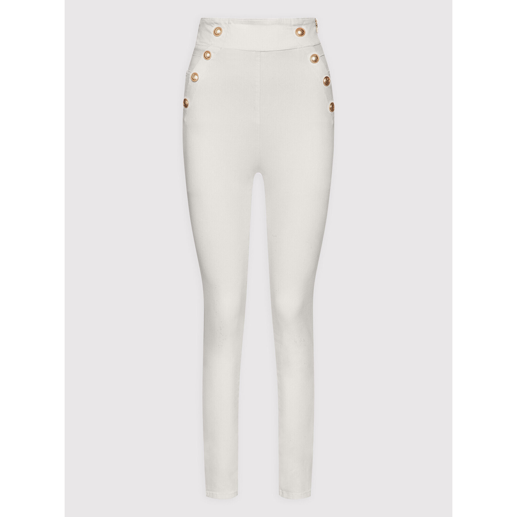 Guess Дънки W2GA71 D4DN1 Бял Skinny Fit - Pepit.bg