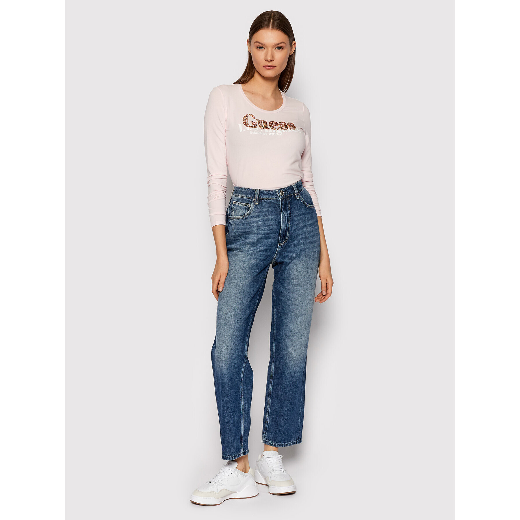 Guess Дънки W2RA21 D3Y0V Син Relaxed Fit - Pepit.bg