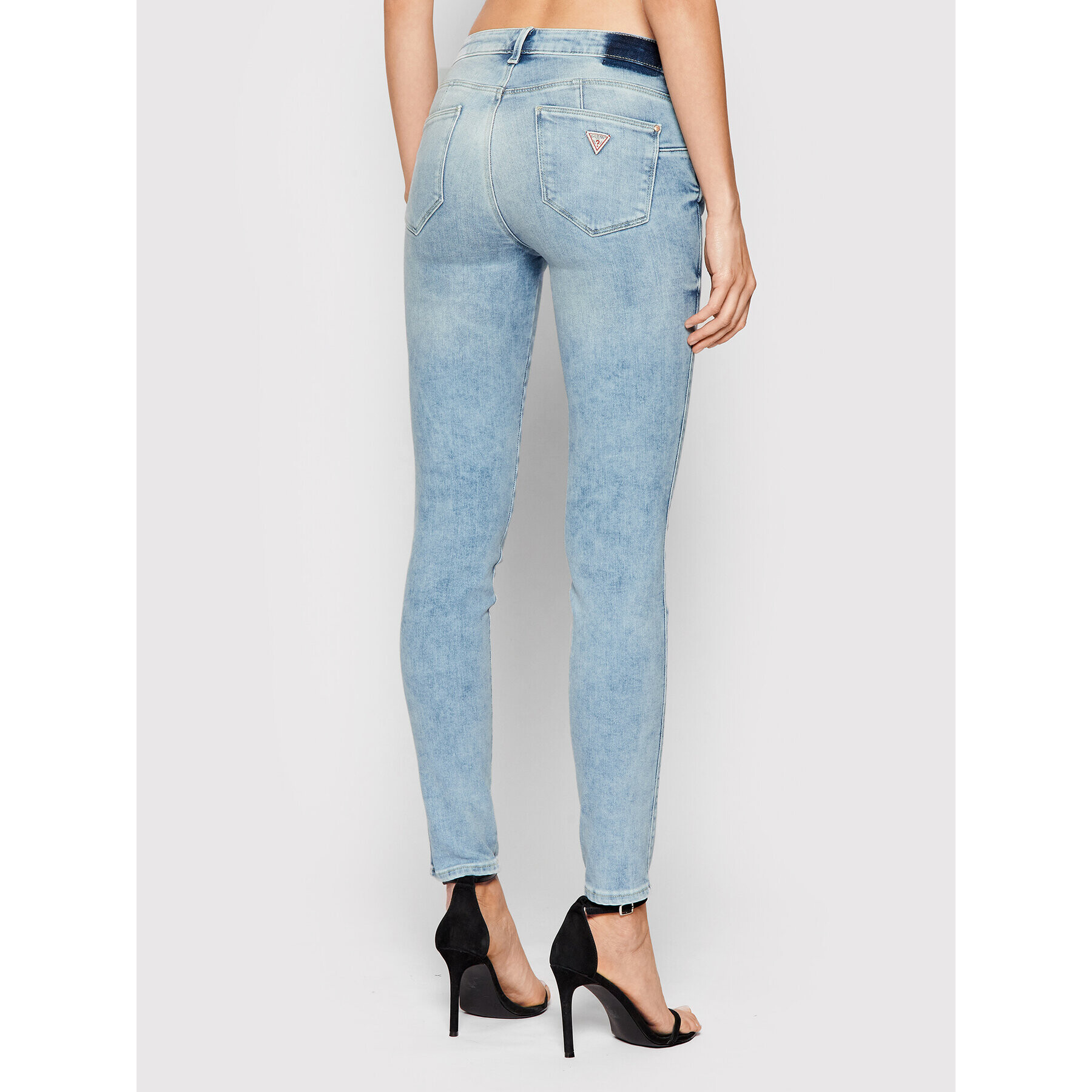 Guess Дънки W2RAJ2 D4KJ2 Син Skinny Fit - Pepit.bg