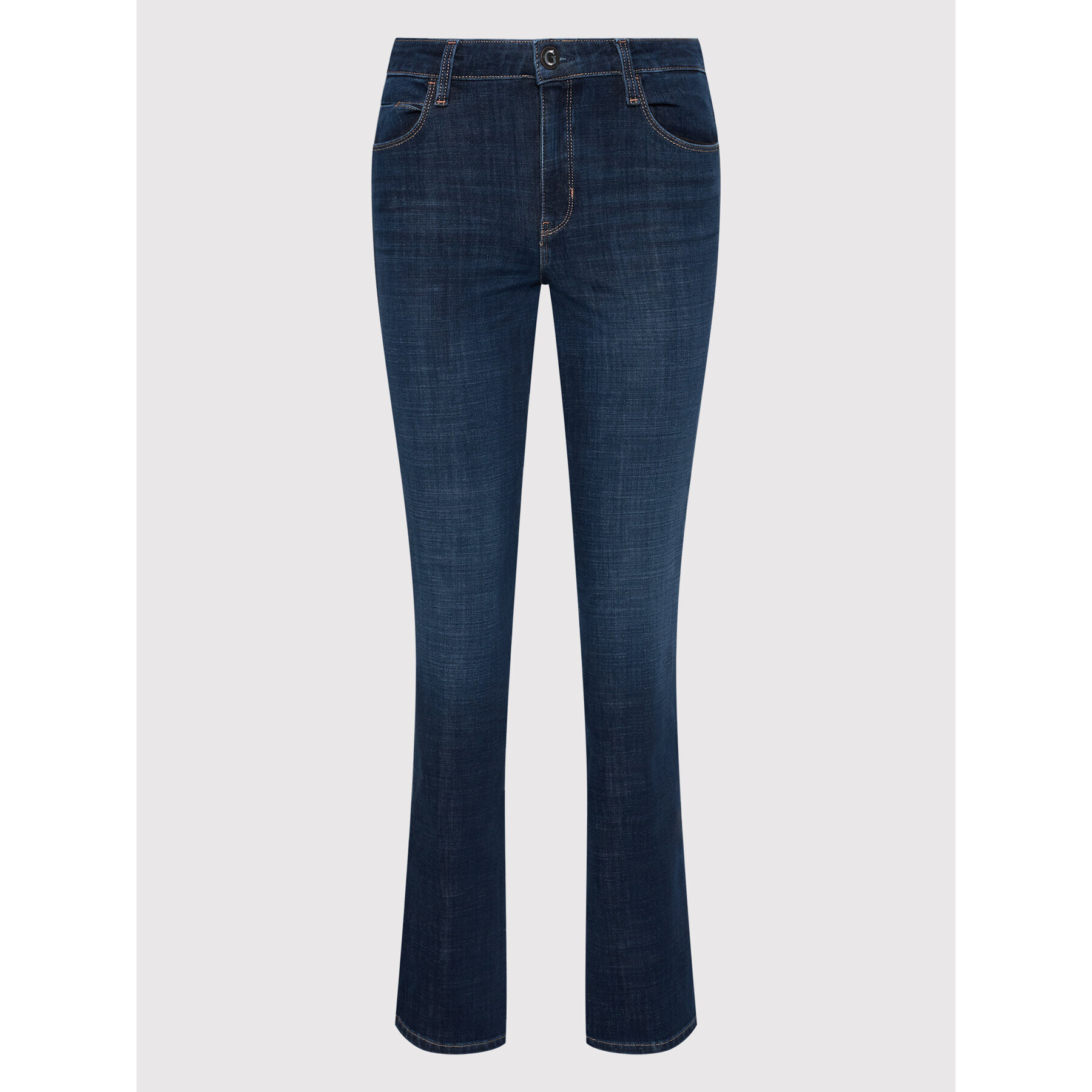 Guess Дънки W2YA15 D4PM3 Тъмносин Straight Fit - Pepit.bg