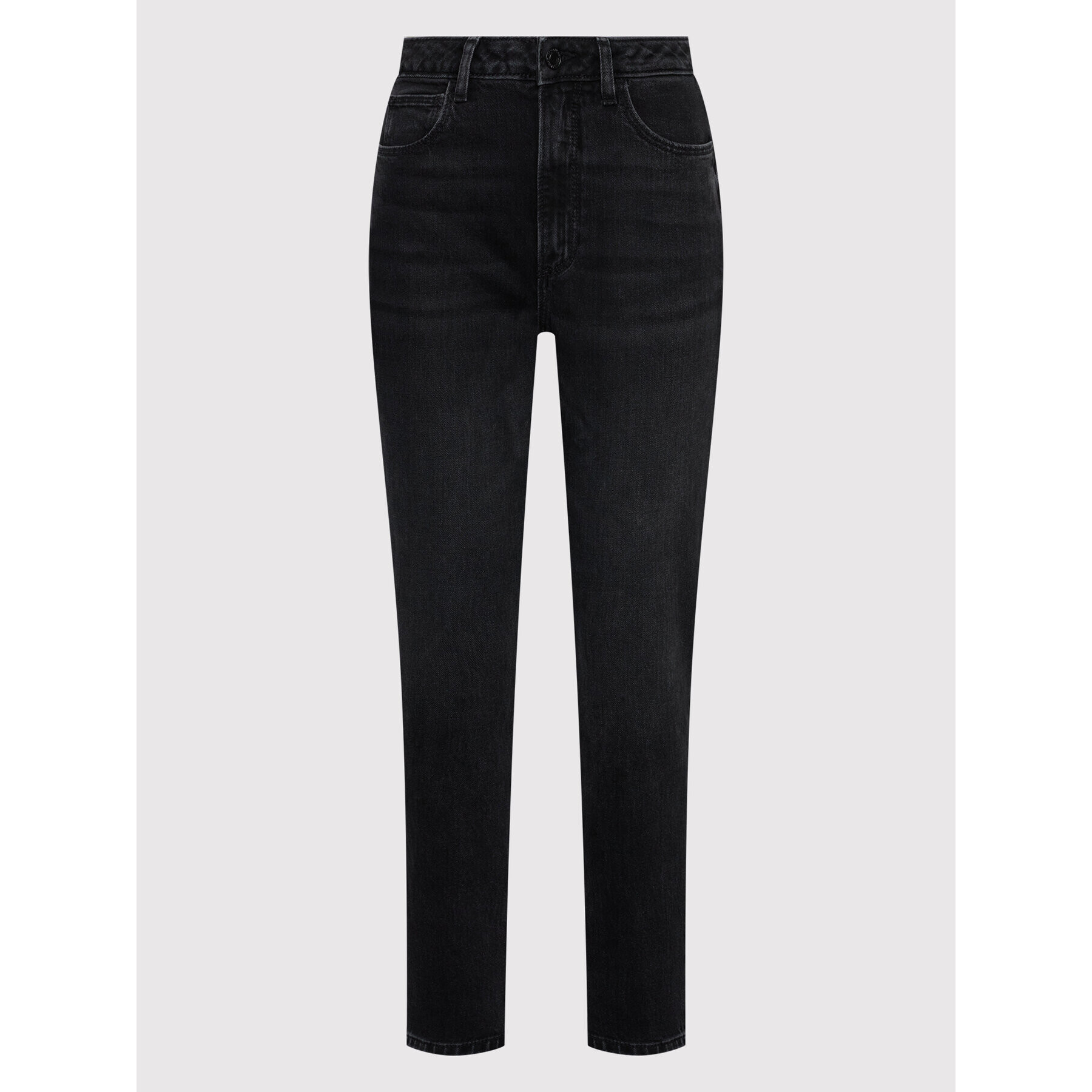 Guess Дънки W2YA21 D4QD1 Черен Mom Fit - Pepit.bg