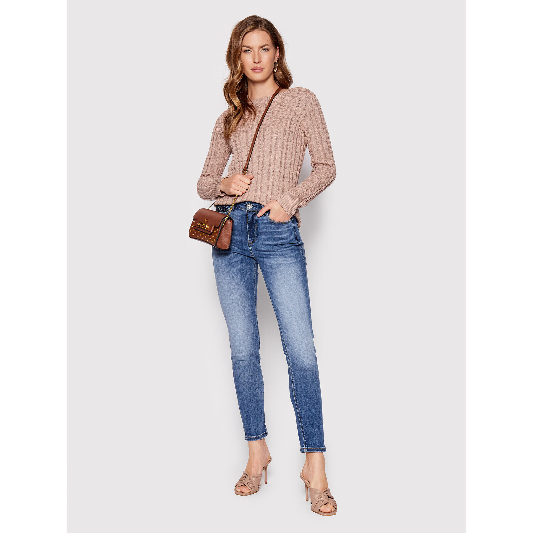 Guess Дънки W2YA46 D4H15 Син Skinny Fit - Pepit.bg