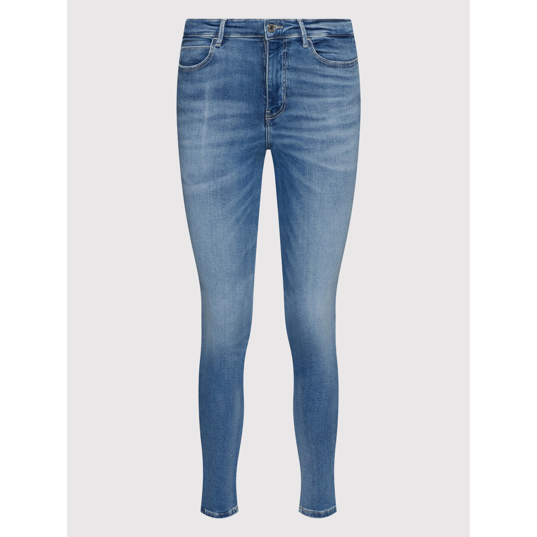 Guess Дънки W2YA46 D4Q01 Син Skinny Fit - Pepit.bg