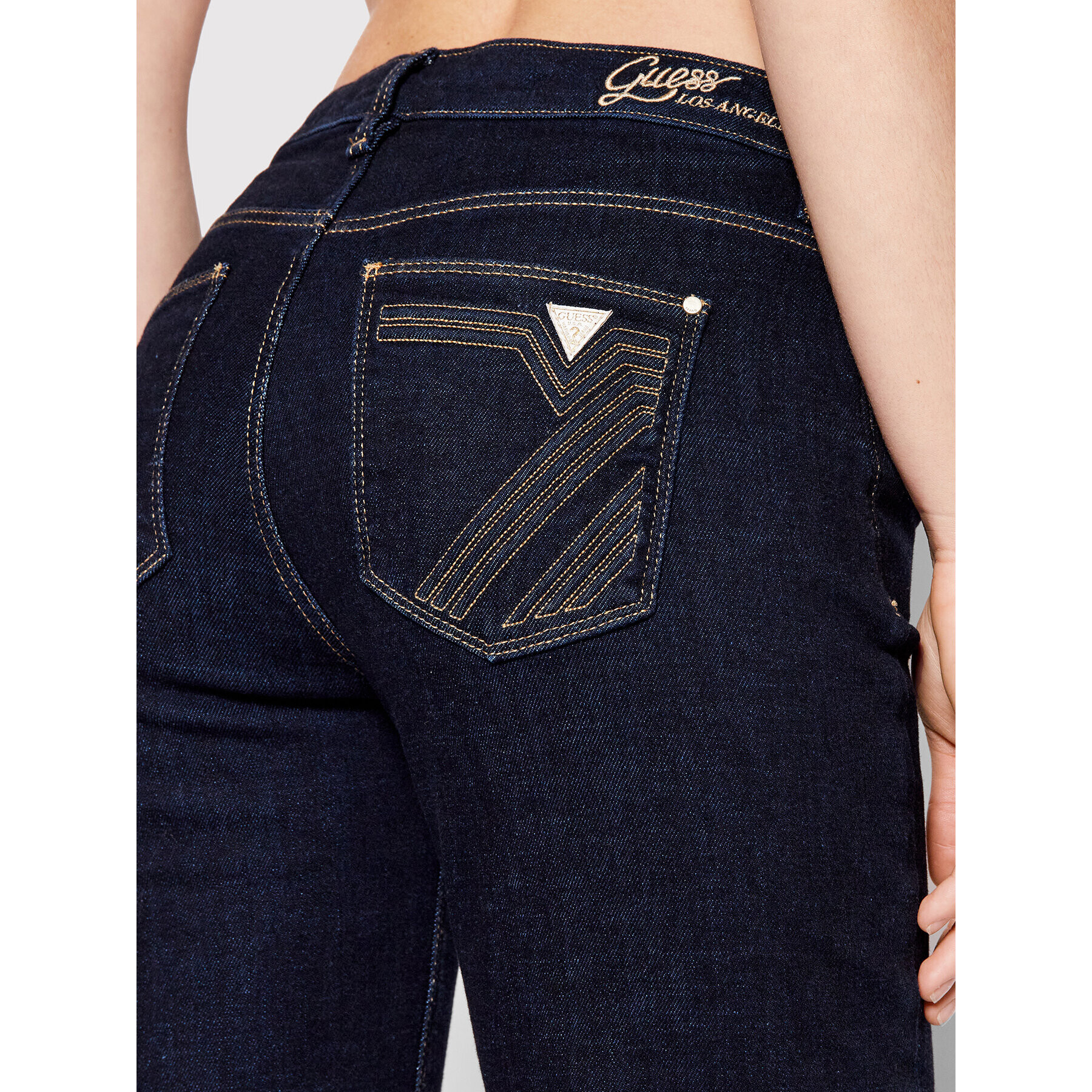 Guess Дънки W2YA58 D4H14 Тъмносин Boot Fit - Pepit.bg