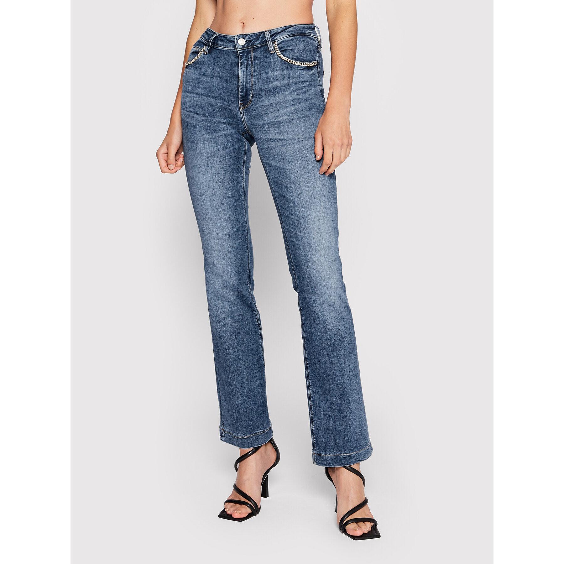 Guess Дънки W2YA58 D4Q02 Син Bootcut Fit - Pepit.bg