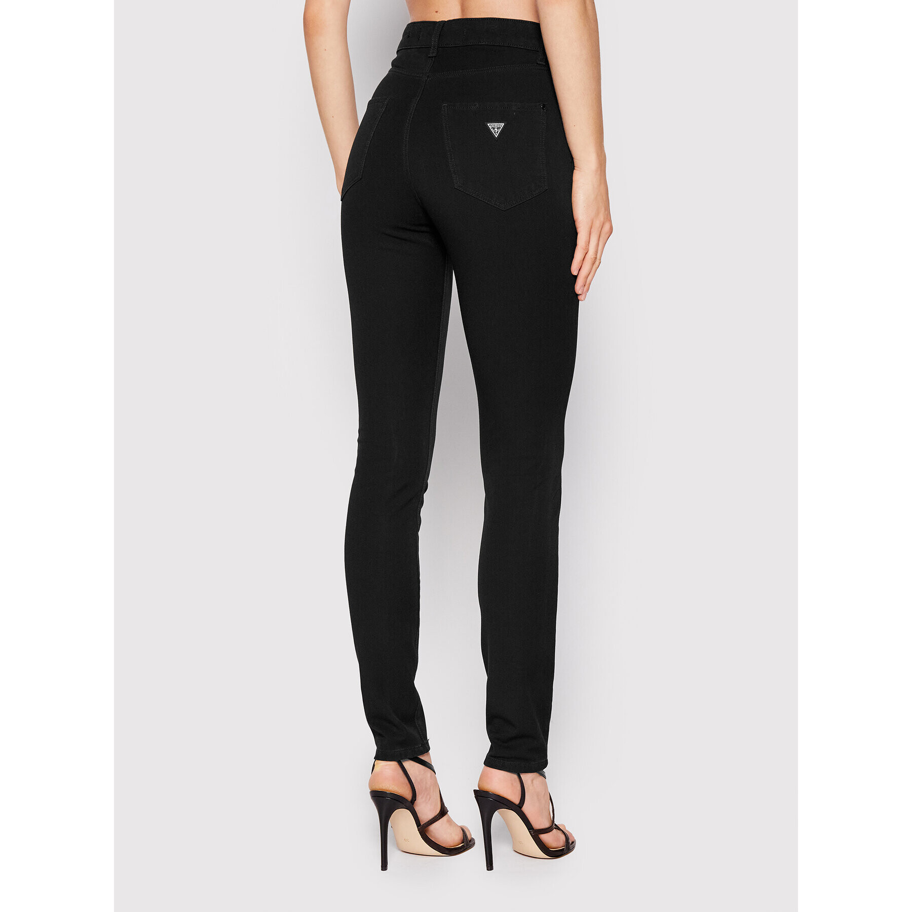 Guess Дънки W2YA94 D4PP1 Черен Skinny Fit - Pepit.bg