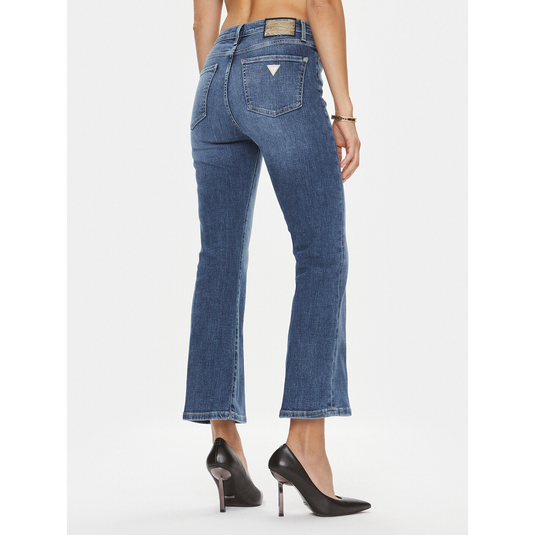 Guess Дънки W3BA0W D56D2 Син Flare Fit - Pepit.bg